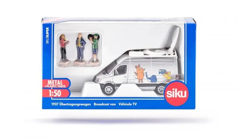 Siku 1937 velký přenosový vůz s televizním štábem 1:50