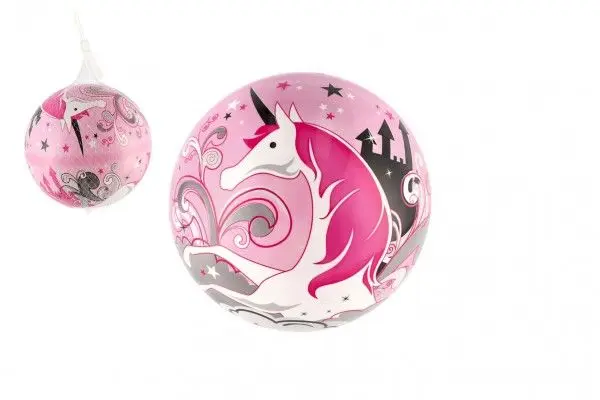 Míč nafouknutý jednorožec vinyl průměr 22 cm