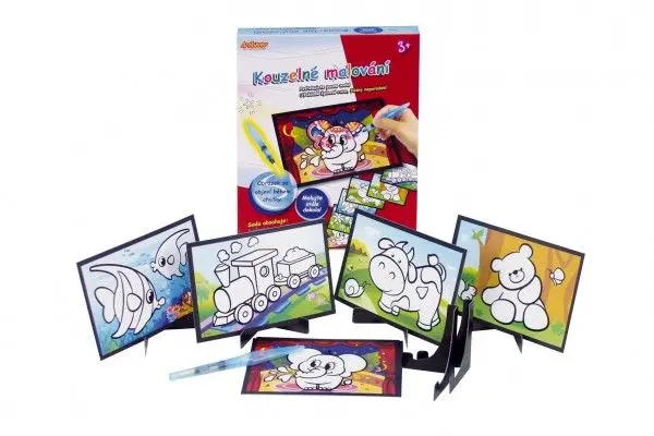 Teddies SMT Creatoys Kouzelné malování vodou 6 obrázků v krabici
