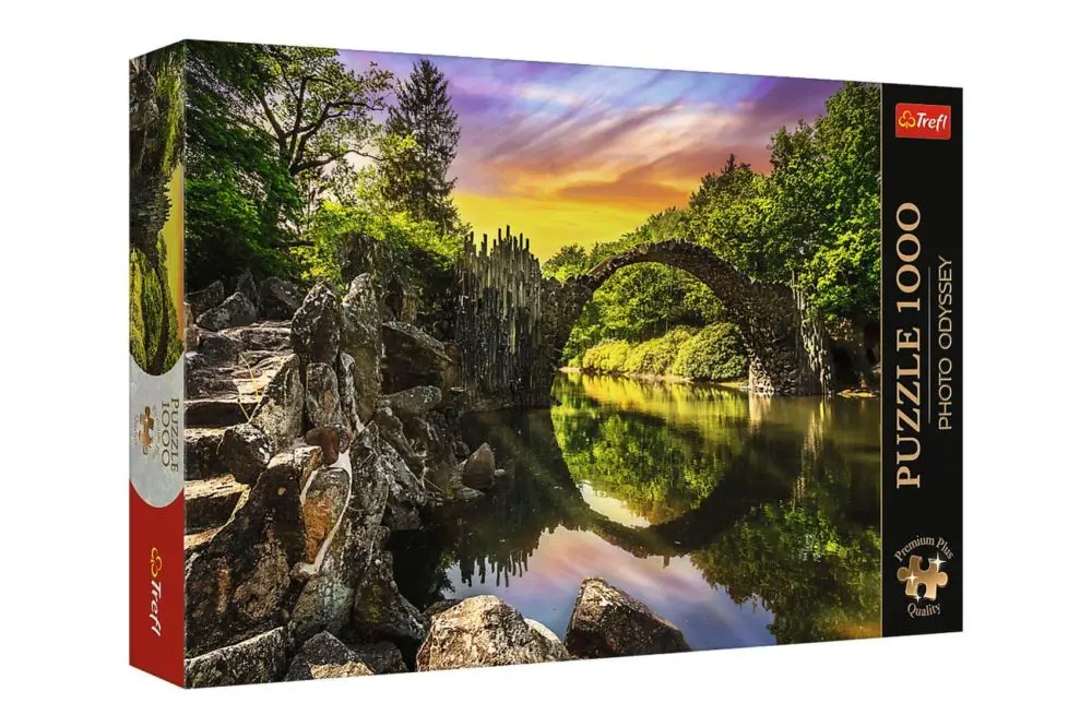 Trefl Puzzle Premium Plus - Photo Odyssey: Most v Kromlau,Německo 1000 dílků