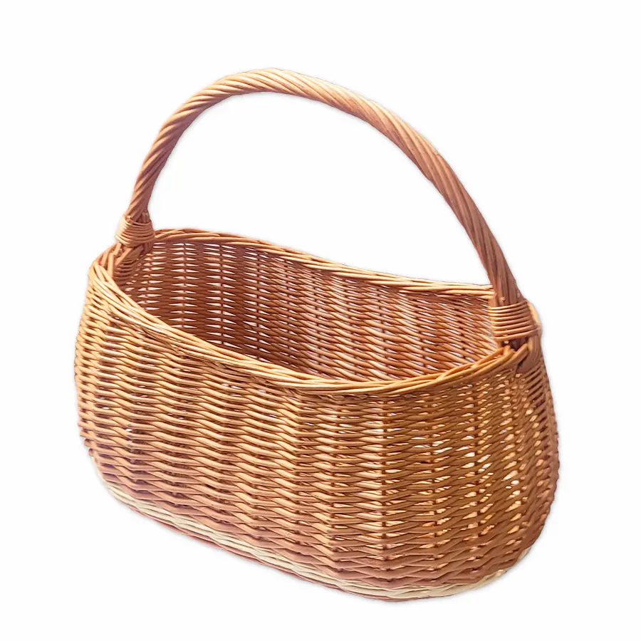OVČÍ VĚCI Proutěný košík přírodní - 722-3,  45 x 25 cm