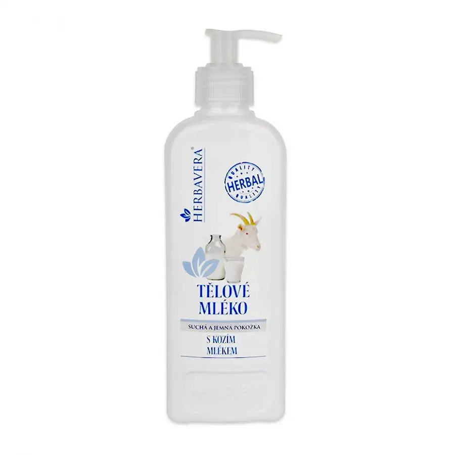 Herbavera Kozí tělové mléko, 400 ml