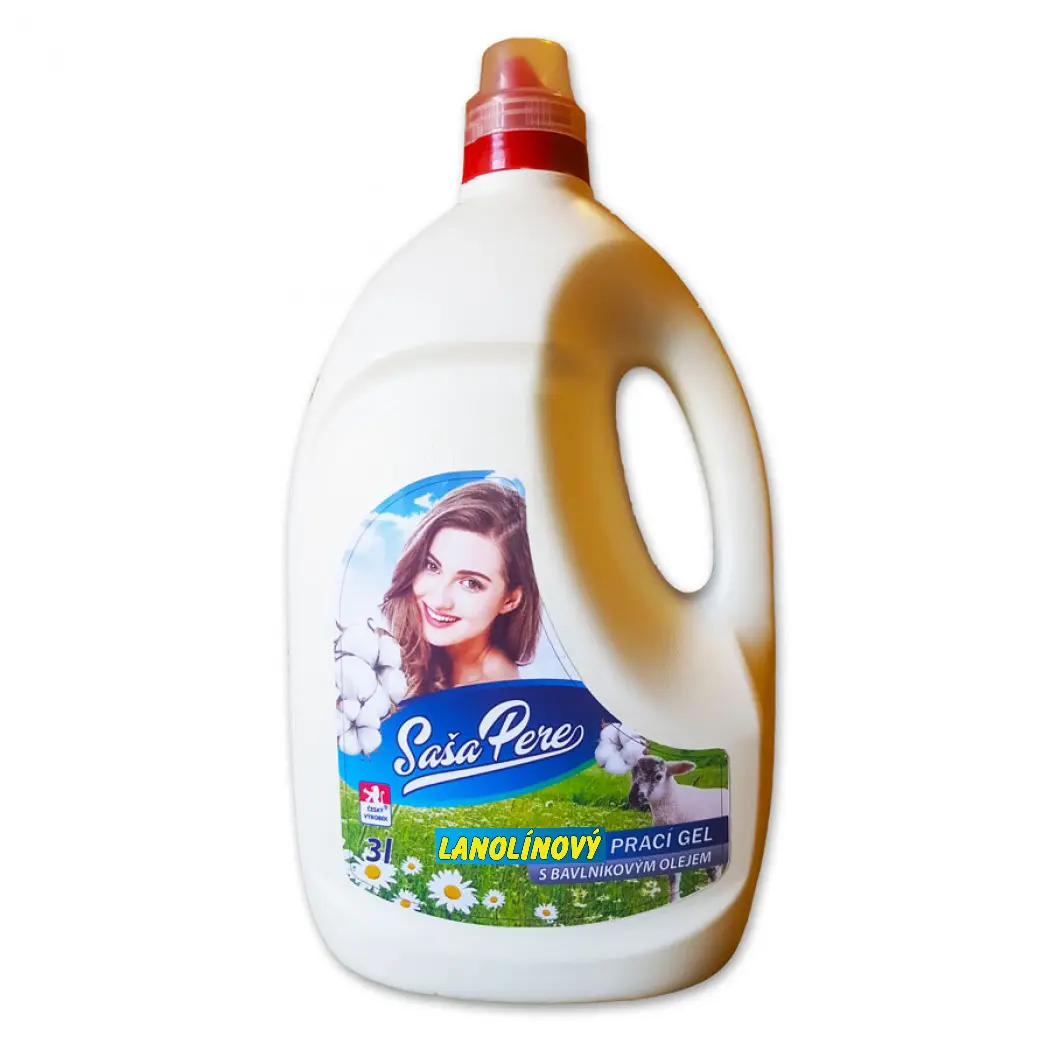 OVČÍ VĚCI Lanolinový prací gel s bavlníkovým olejem 3 L