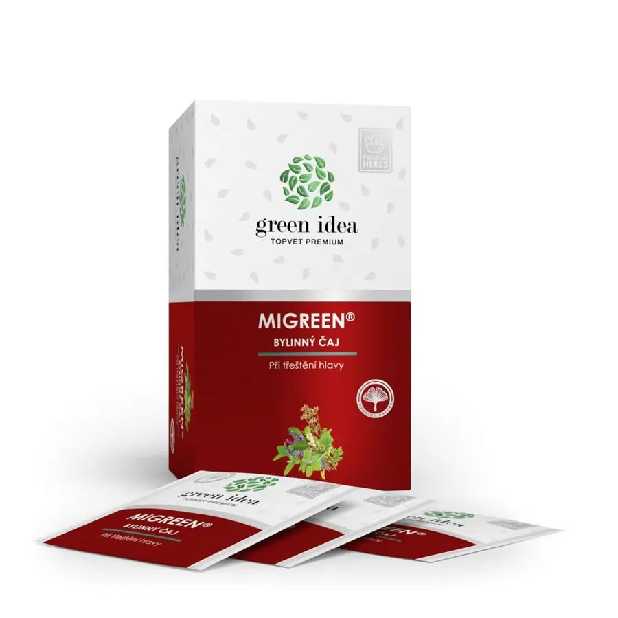 Green Idea MIGREEN bylinný čaj 20 sáčků