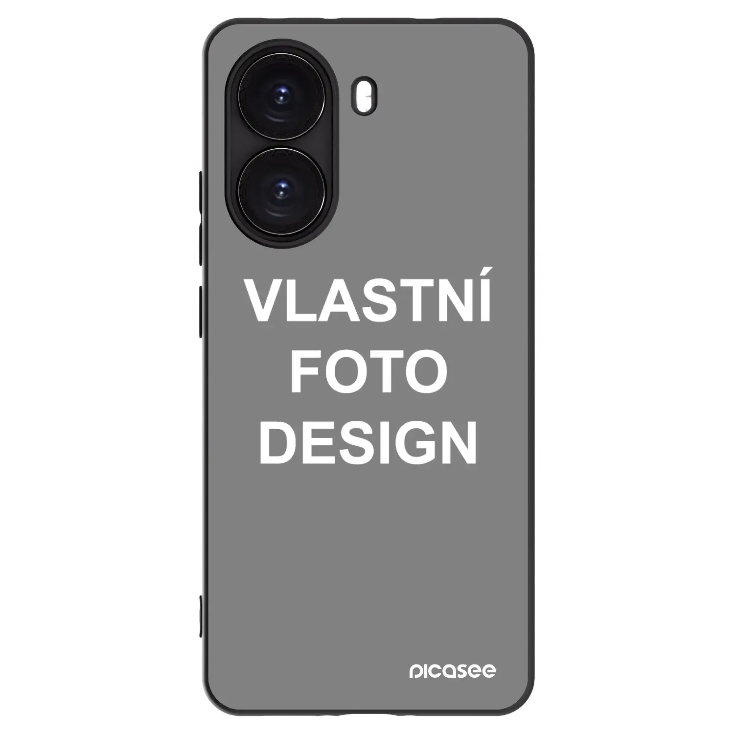 Silikonový černý obal pro Xiaomi Poco X7 Pro 5G - Vlastní fotka/motiv