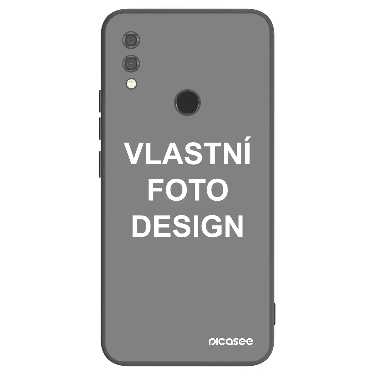 Silikonový černý obal pro Xiaomi Redmi Note 7 - Vlastní fotka/motiv
