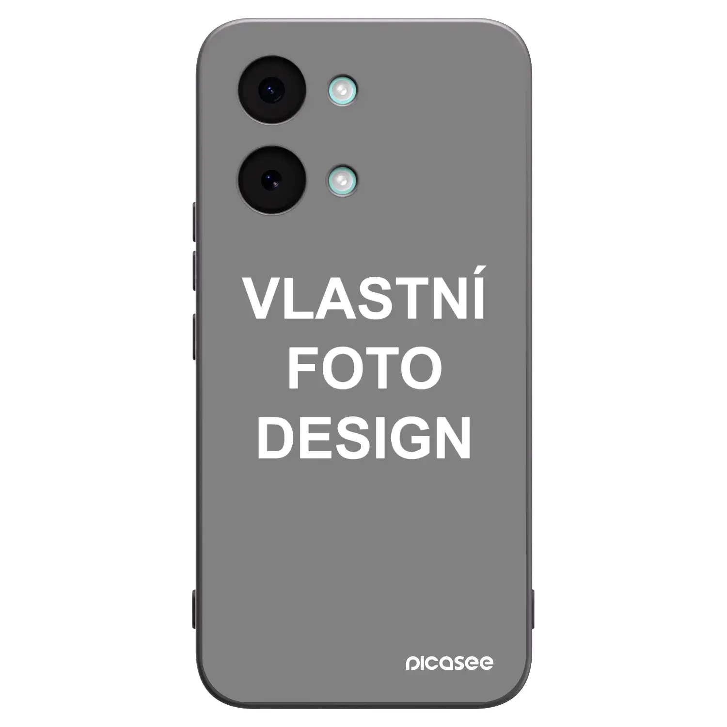 Silikonový černý obal pro Xiaomi Poco X8 Pro Max - Vlastní fotka/motiv