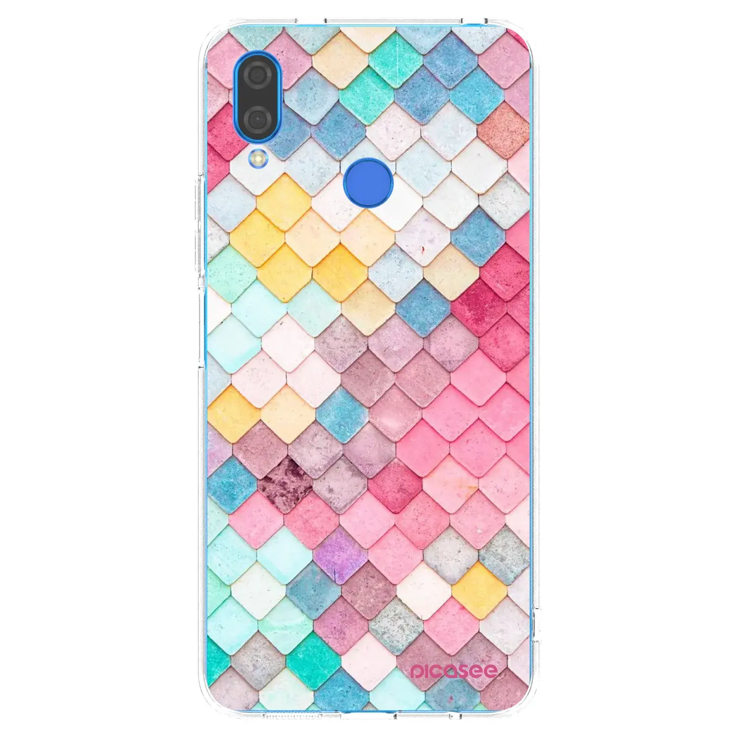 Silikonový průhledný obal pro Huawei Nova 3 - Barevná střecha