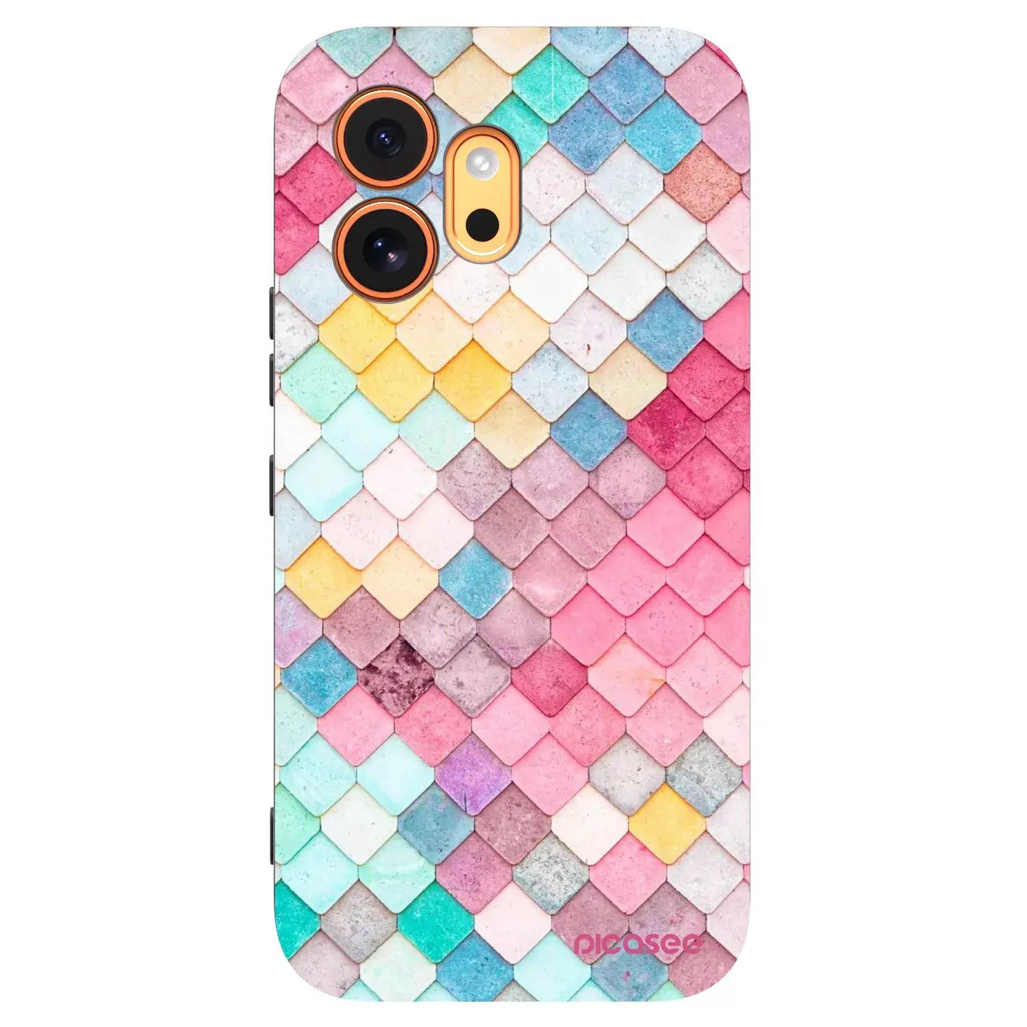 Silikonový černý obal pro Honor 600 - Barevná střecha