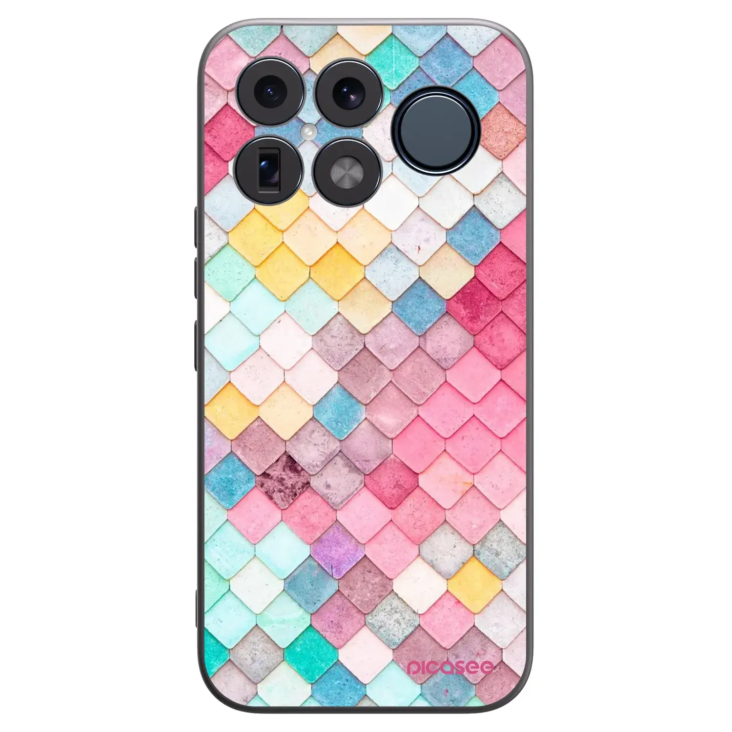 Silikonový černý obal pro Xiaomi Poco F8 Ultra - Barevná střecha