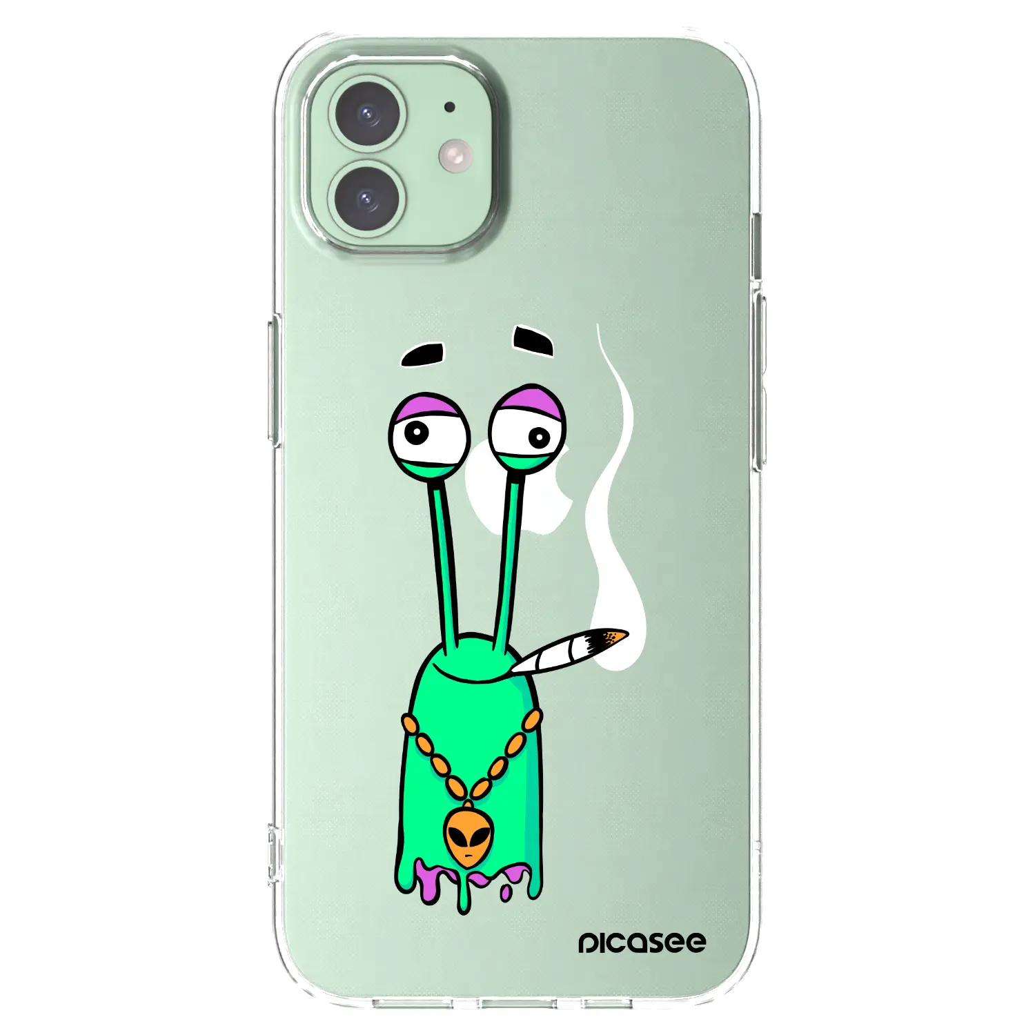 Silikonový průhledný obal pro Apple iPhone 12 Pro - Earth - Sám doma