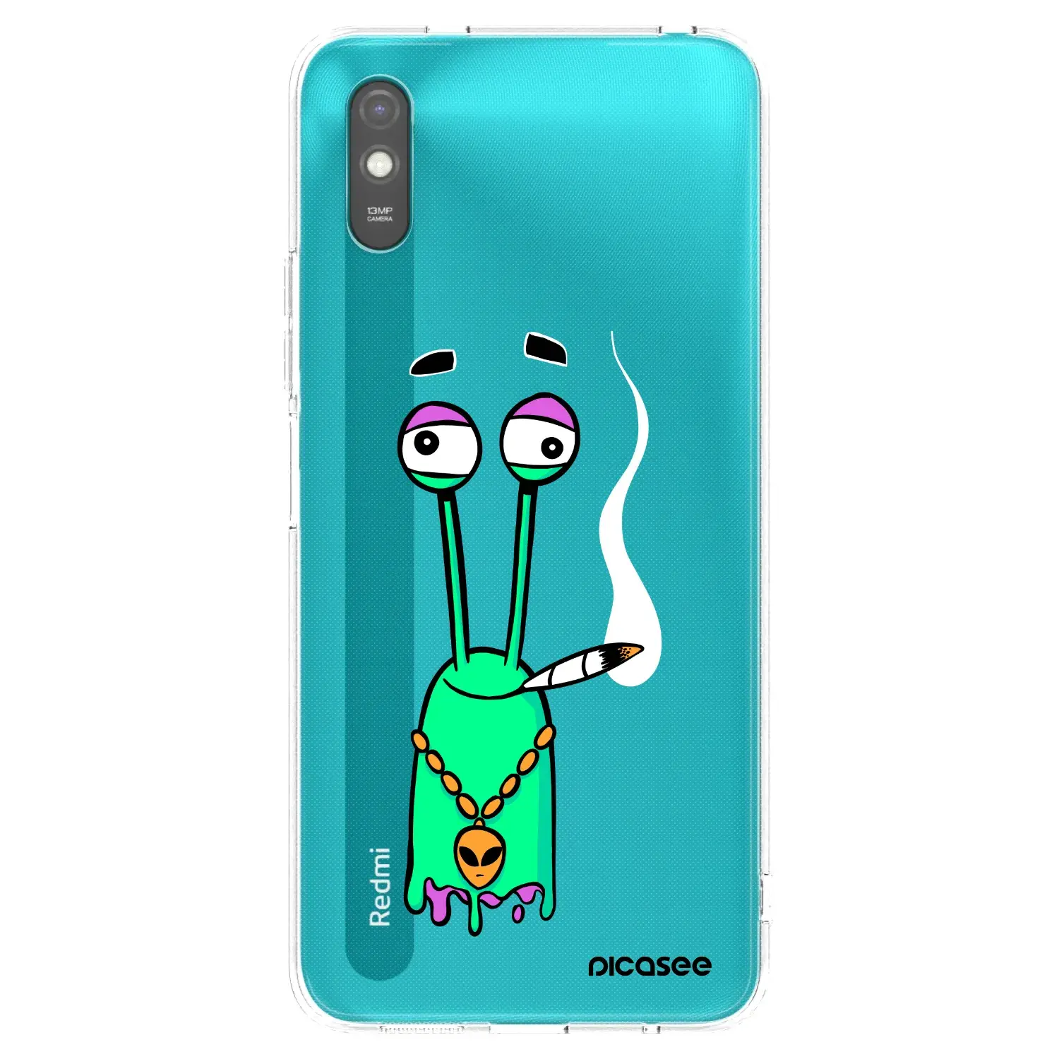 Silikonový průhledný obal pro Xiaomi Redmi 9AT - Earth - Sám doma