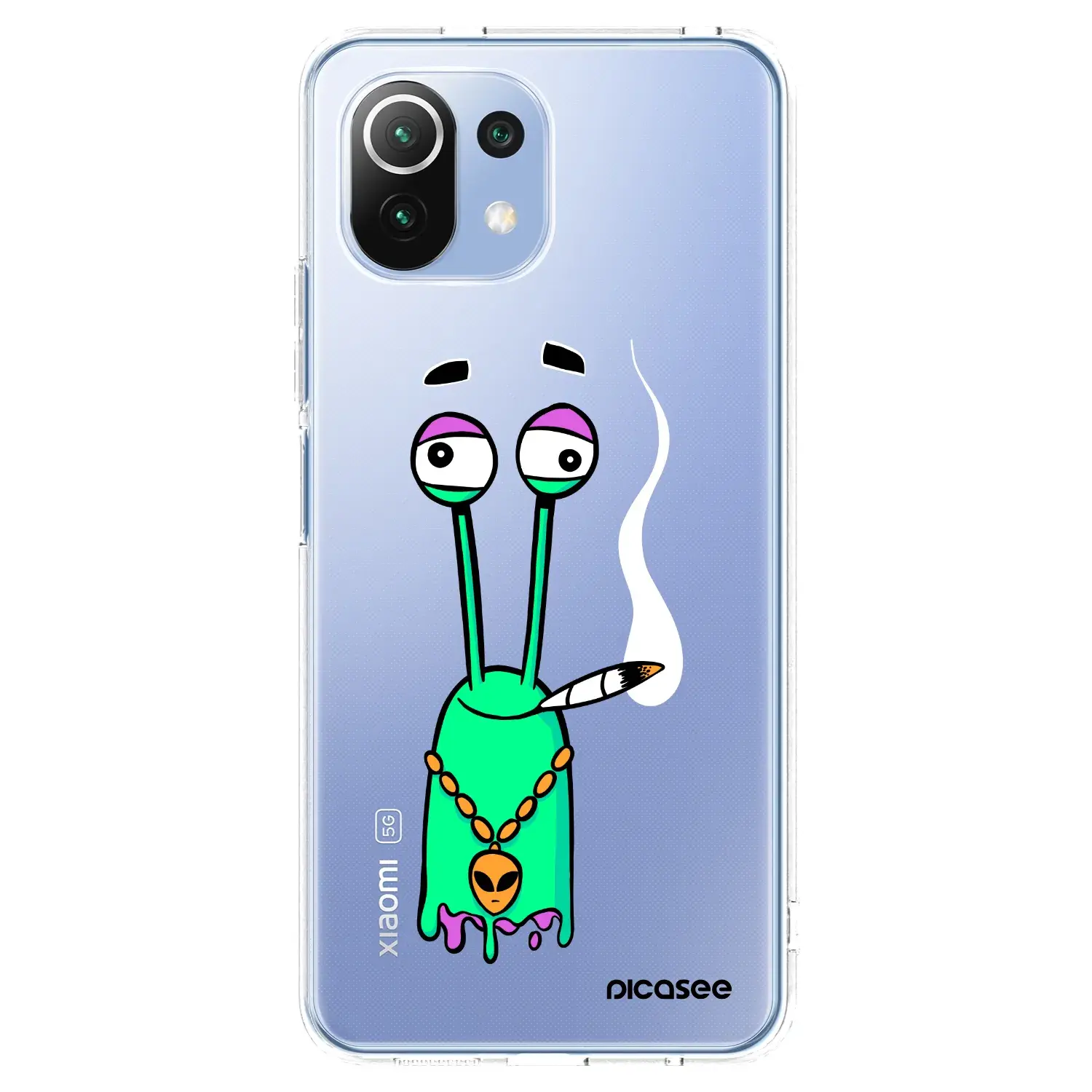 Silikonový průhledný obal pro Xiaomi 11 Lite 5G NE - Earth - Sám doma