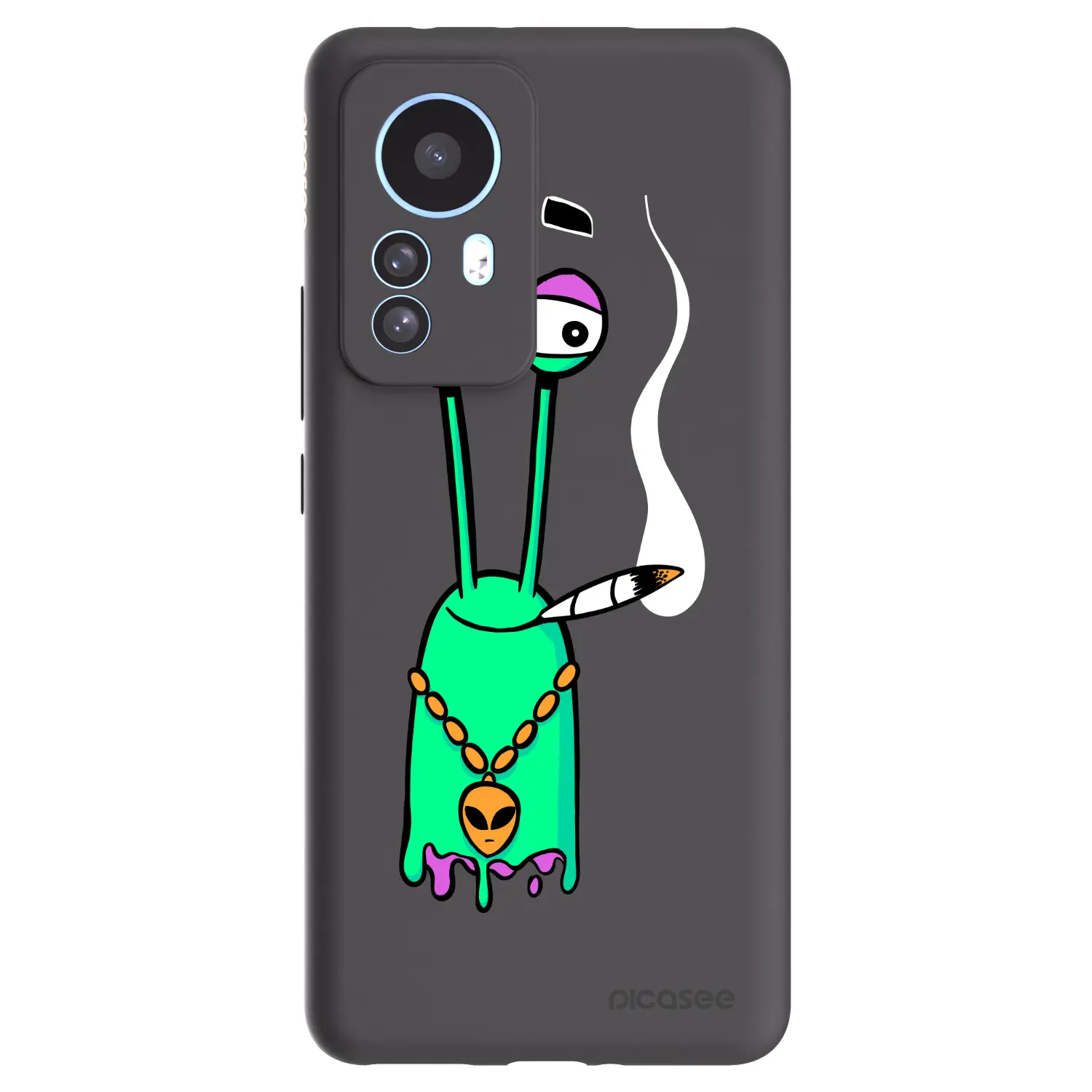 Silikonový černý obal pro Xiaomi 12T Pro - Earth - Sám doma