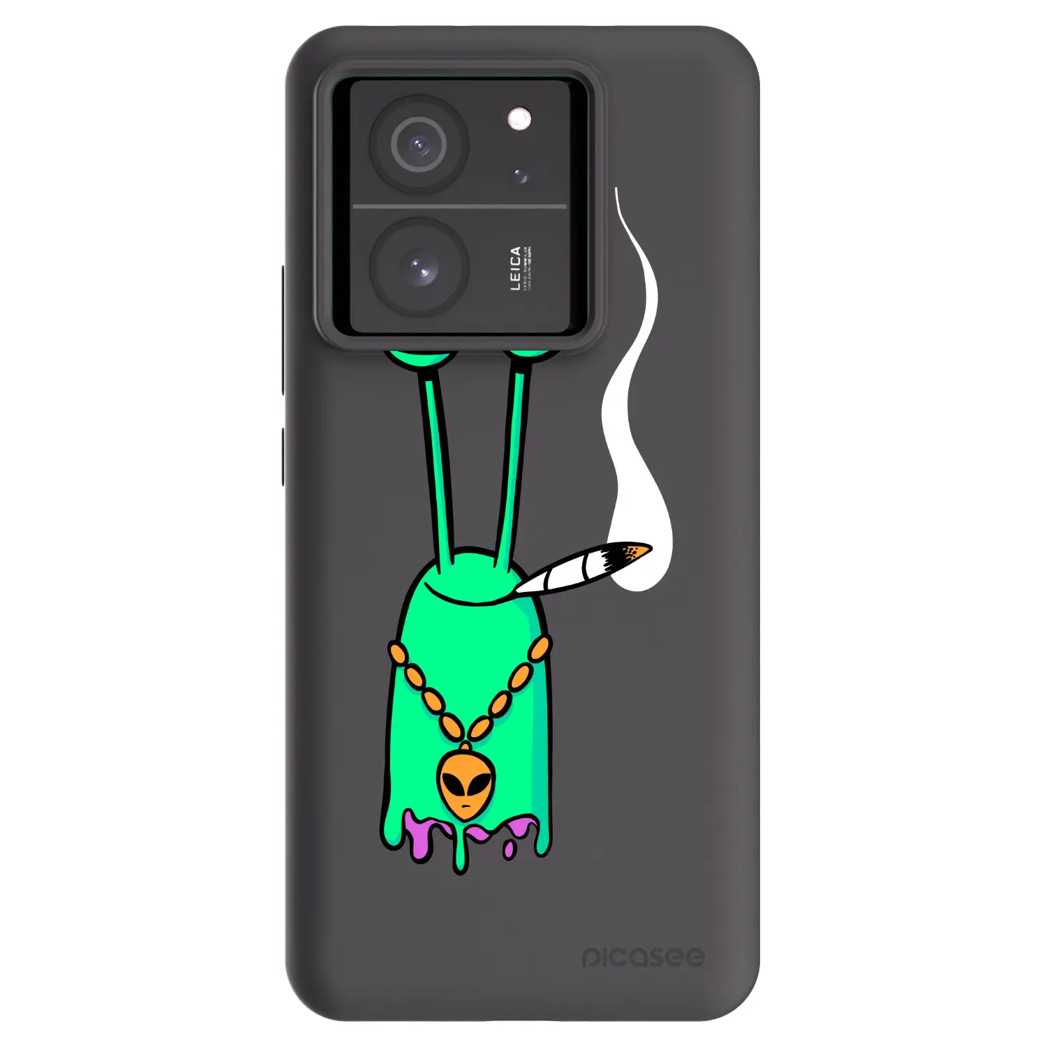 Silikonový černý obal pro Xiaomi 13T Pro - Earth - Sám doma