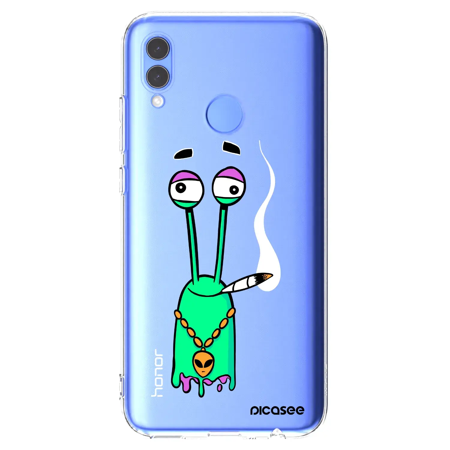 Silikonový průhledný obal pro Honor 10 Lite - Earth - Sám doma