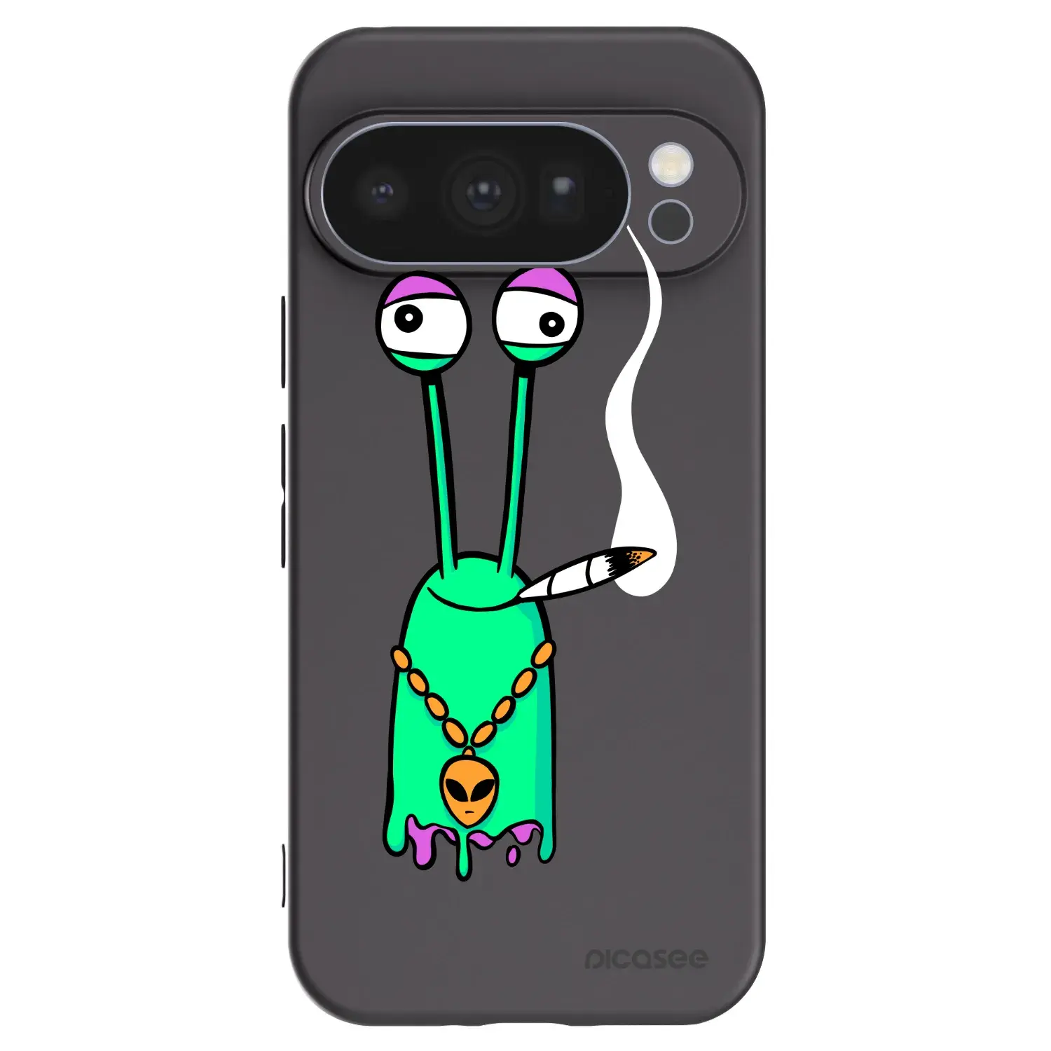 Silikonový černý obal pro Google Pixel 10 Pro - Earth - Sám doma