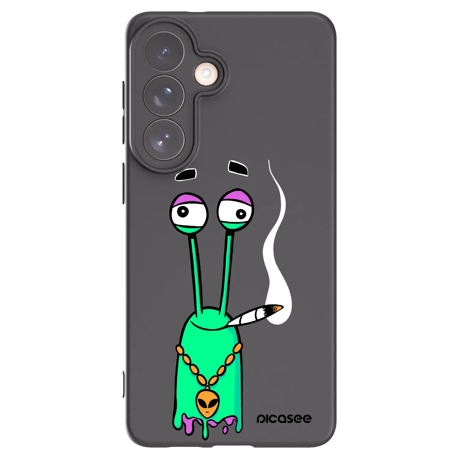 Silikonový černý obal pro Samsung Galaxy S26+ - Earth - Sám doma