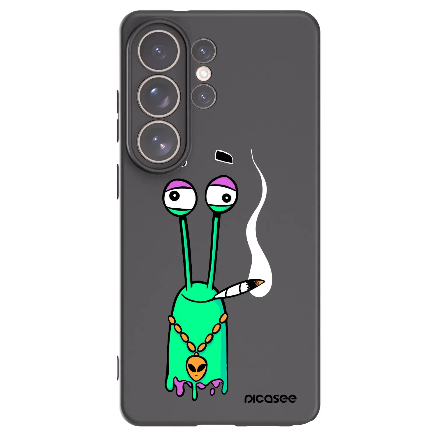 Silikonový černý obal pro Samsung Galaxy S26 Ultra - Earth - Sám doma