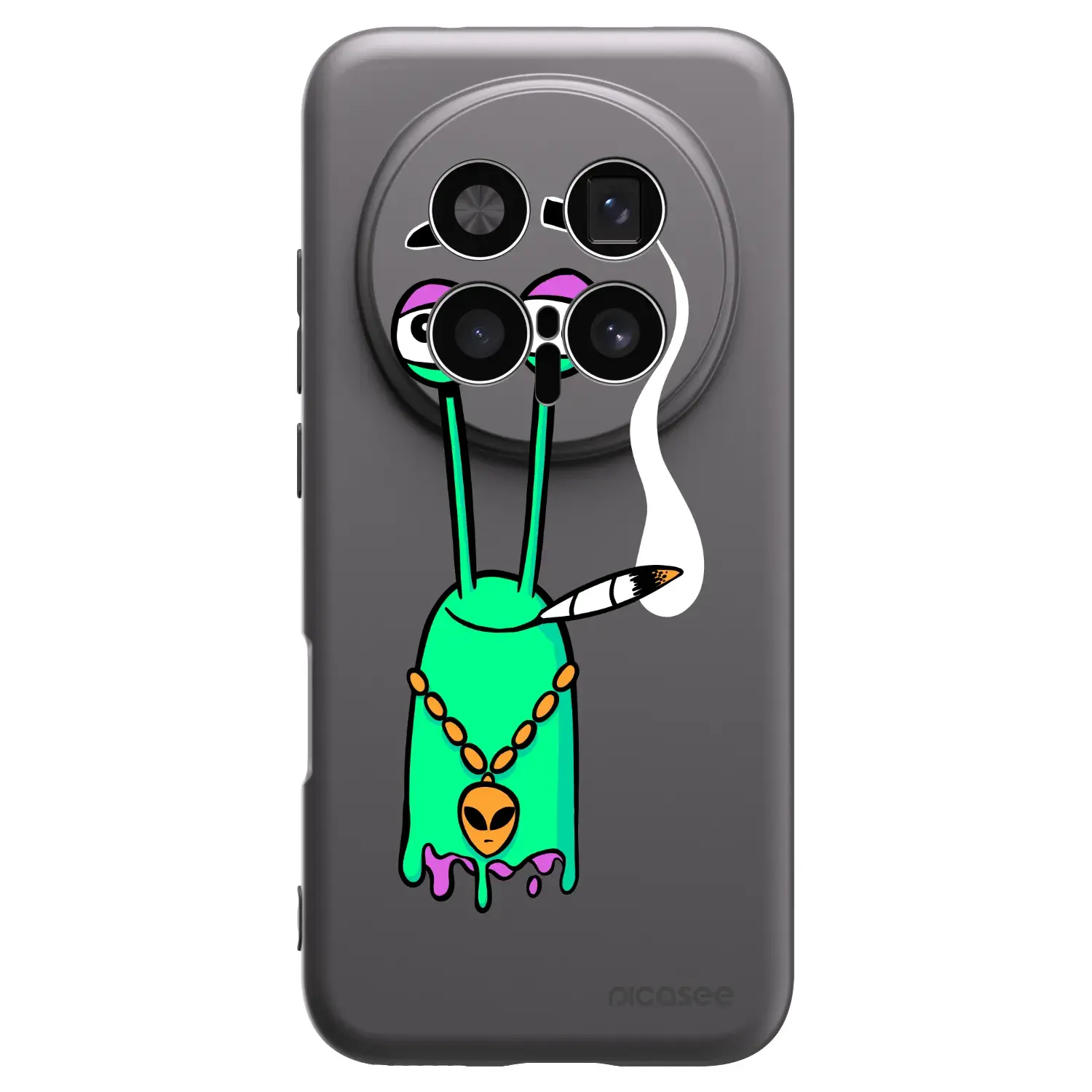 Silikonový černý obal pro Honor Magic8 Pro 5G - Earth - Sám doma