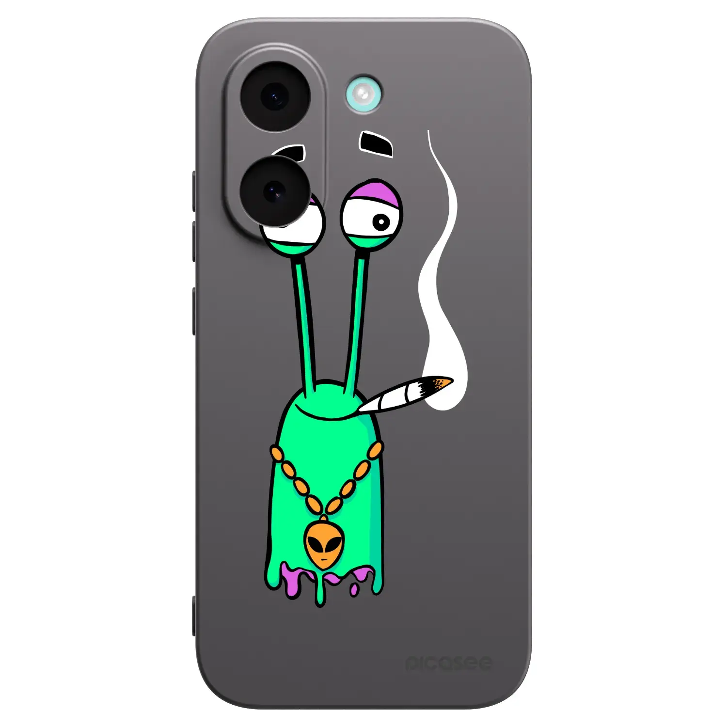 Silikonový černý obal pro Xiaomi Poco X8 Pro - Earth - Sám doma