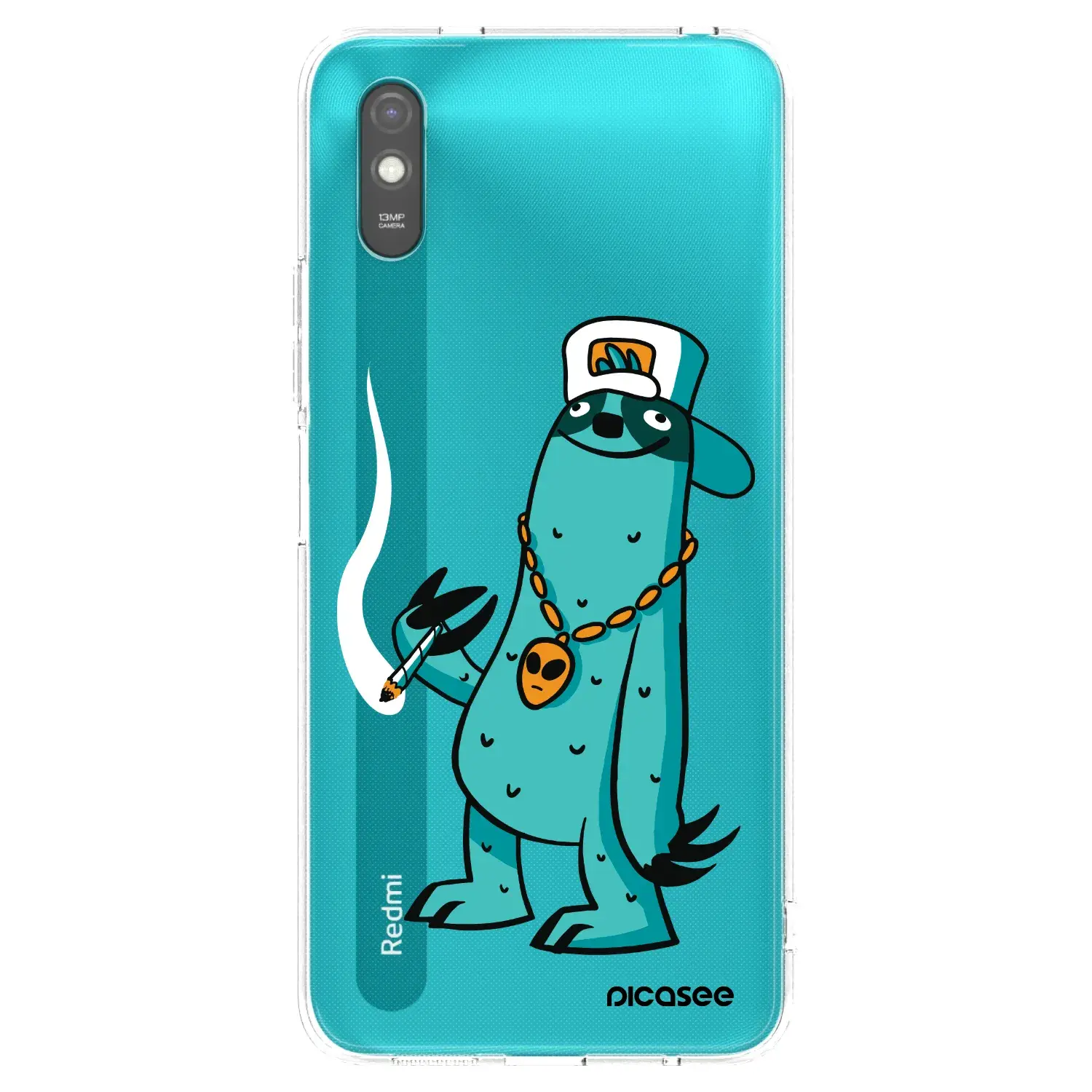 Silikonový průhledný obal pro Xiaomi Redmi 9AT - Earth - Je mi fajn