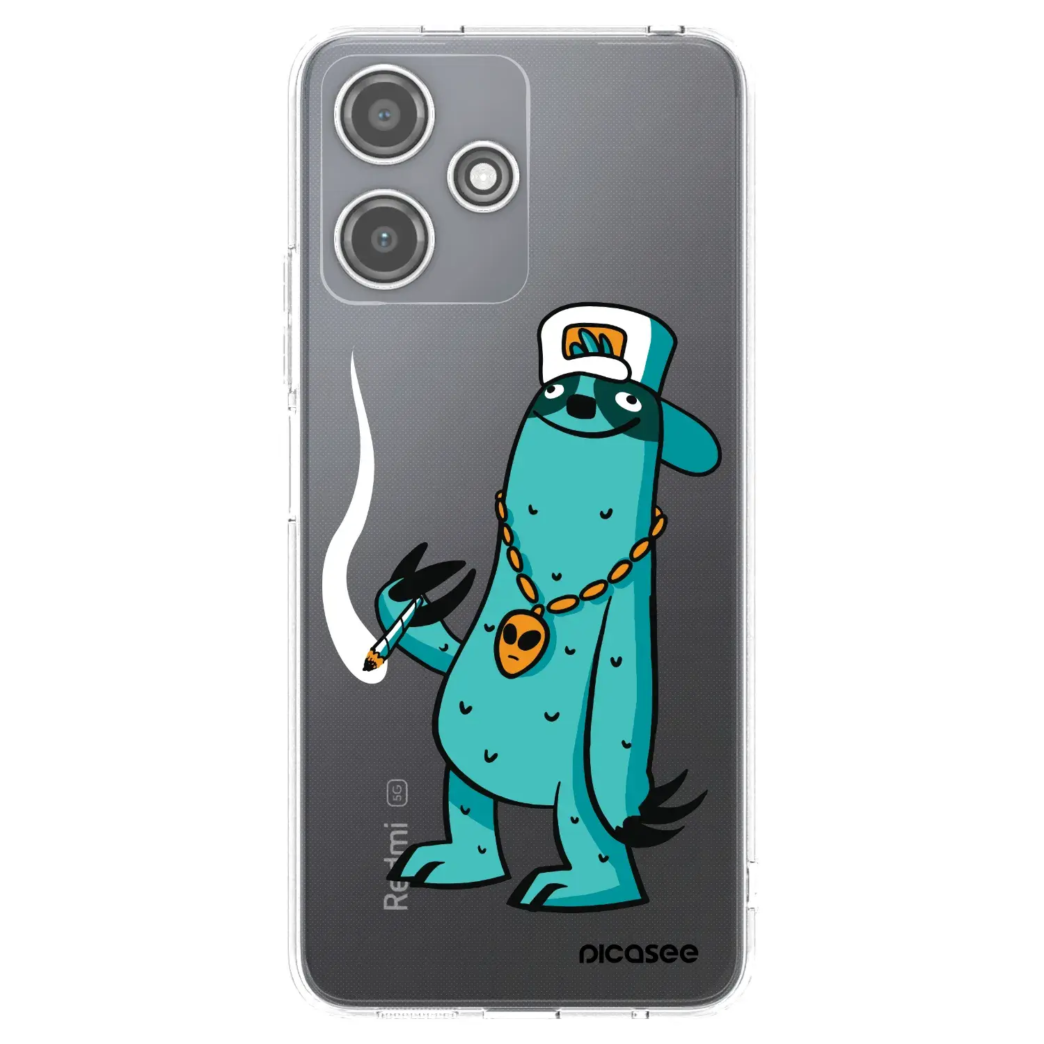 Silikonový průhledný obal pro Xiaomi Redmi 12 5G - Earth - Je mi fajn