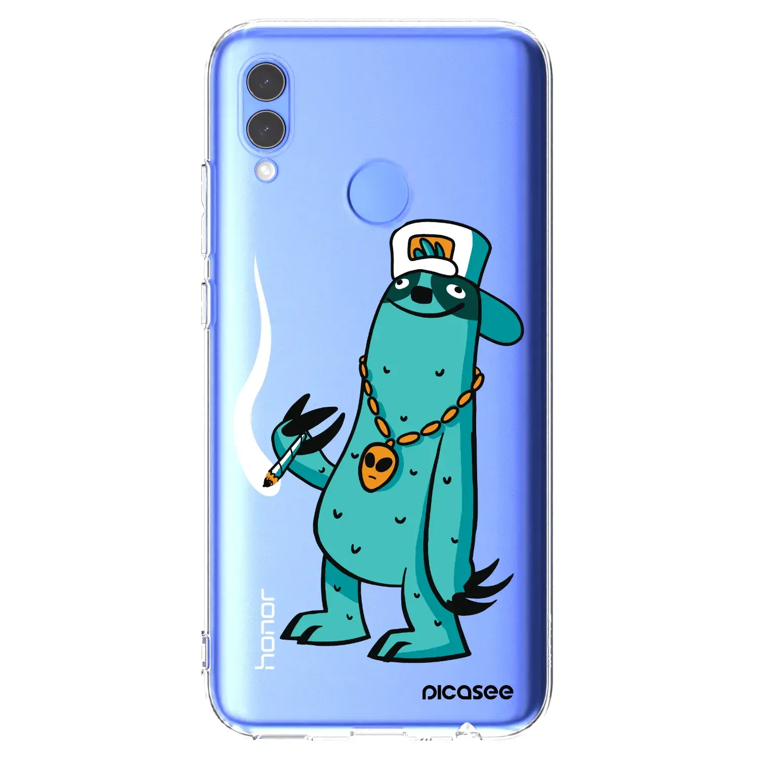Silikonový průhledný obal pro Honor 10 Lite - Earth - Je mi fajn