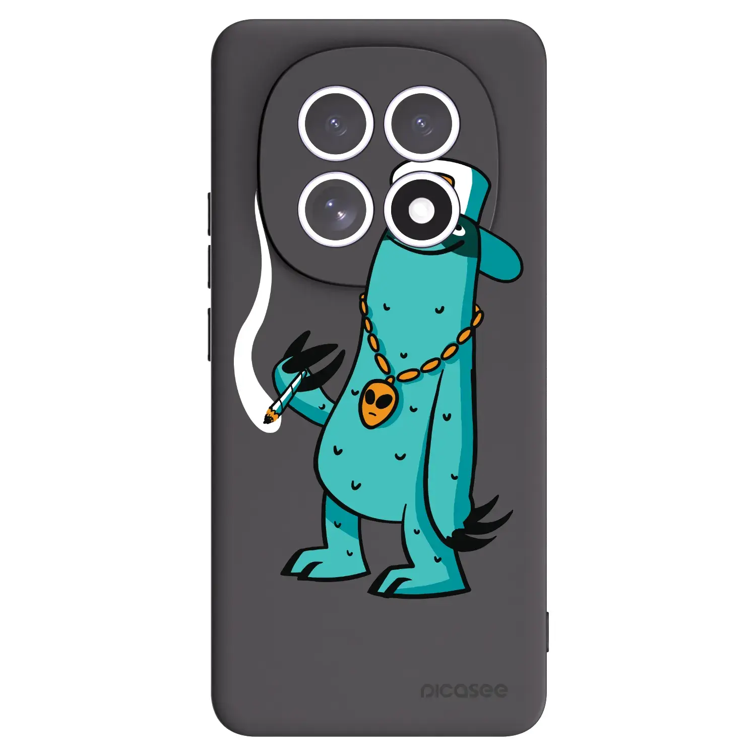 Silikonový černý obal pro Xiaomi Redmi Note 15 4G - Earth - Je mi fajn