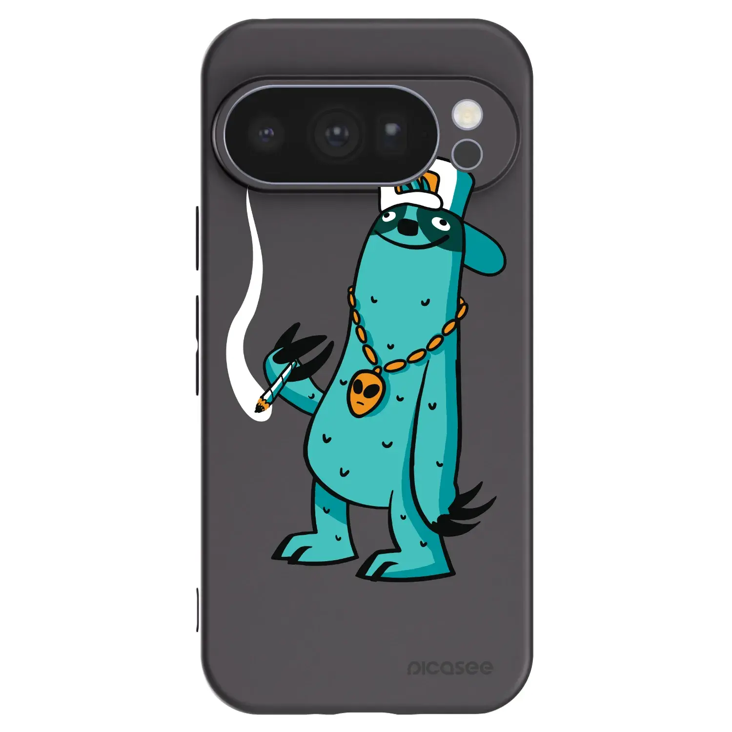 Silikonový černý obal pro Google Pixel 10 Pro - Earth - Je mi fajn