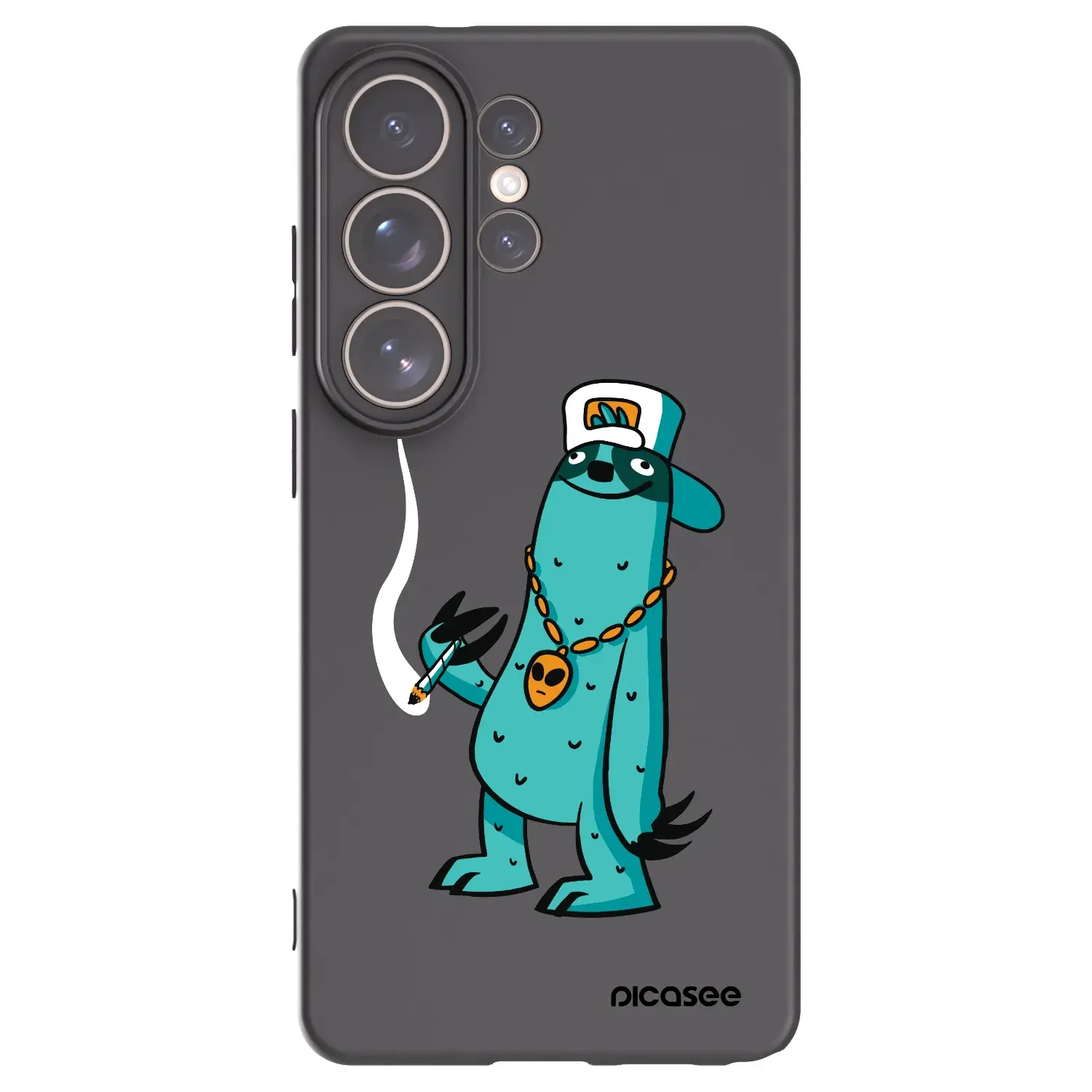 Silikonový černý obal pro Samsung Galaxy S26 Ultra - Earth - Je mi fajn