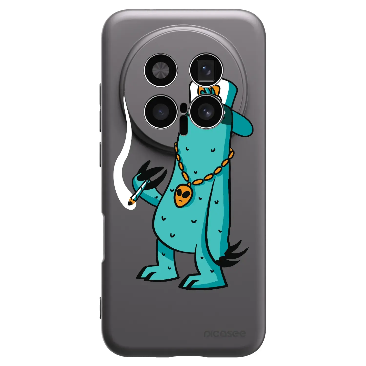 Silikonový černý obal pro Honor Magic8 Pro 5G - Earth - Je mi fajn
