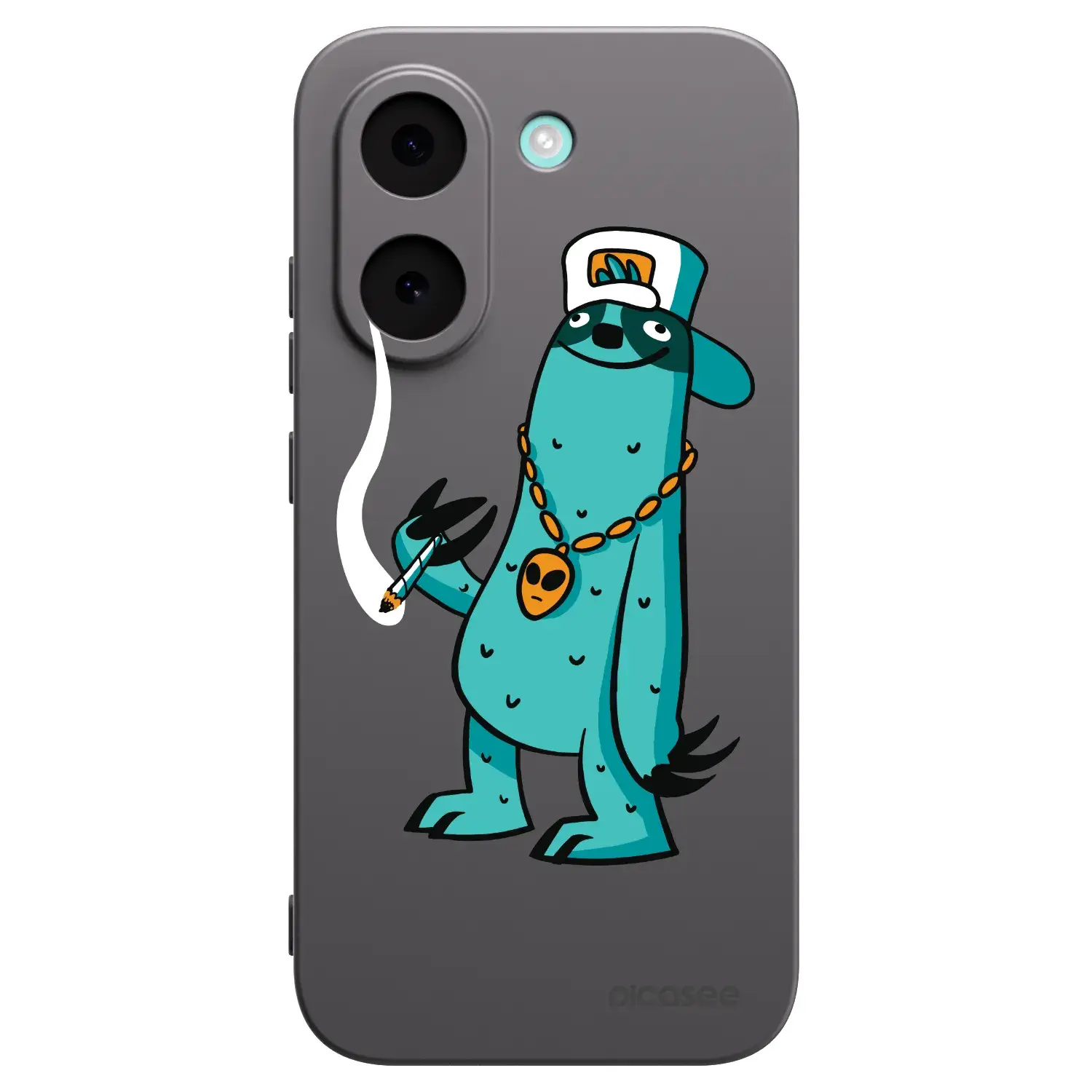 Silikonový černý obal pro Xiaomi Poco X8 Pro - Earth - Je mi fajn