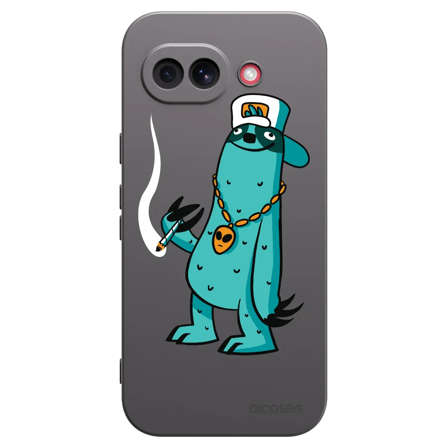 Silikonový černý obal pro Google Pixel 10a - Earth - Je mi fajn
