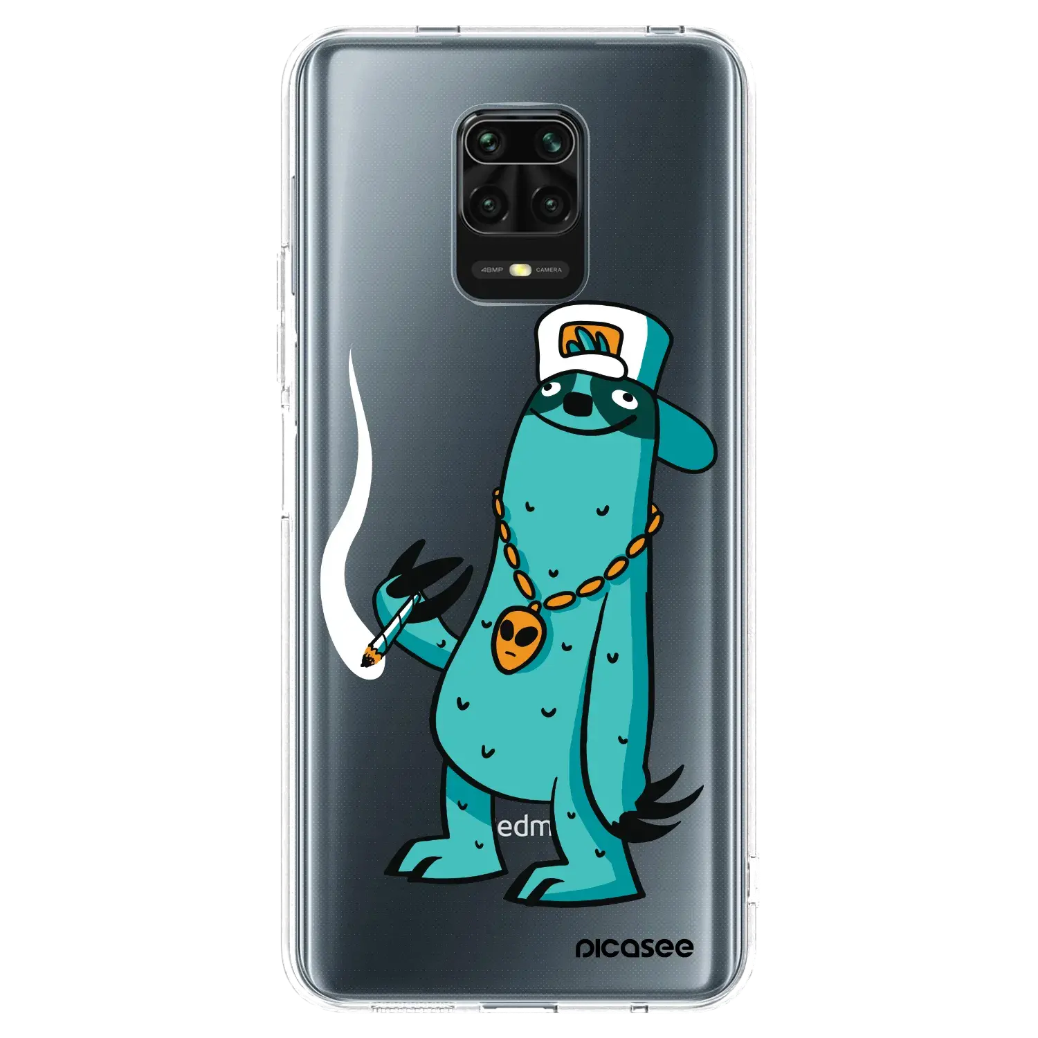 Silikonový průhledný obal pro Xiaomi Redmi Note 9S - Earth - Je mi fajn