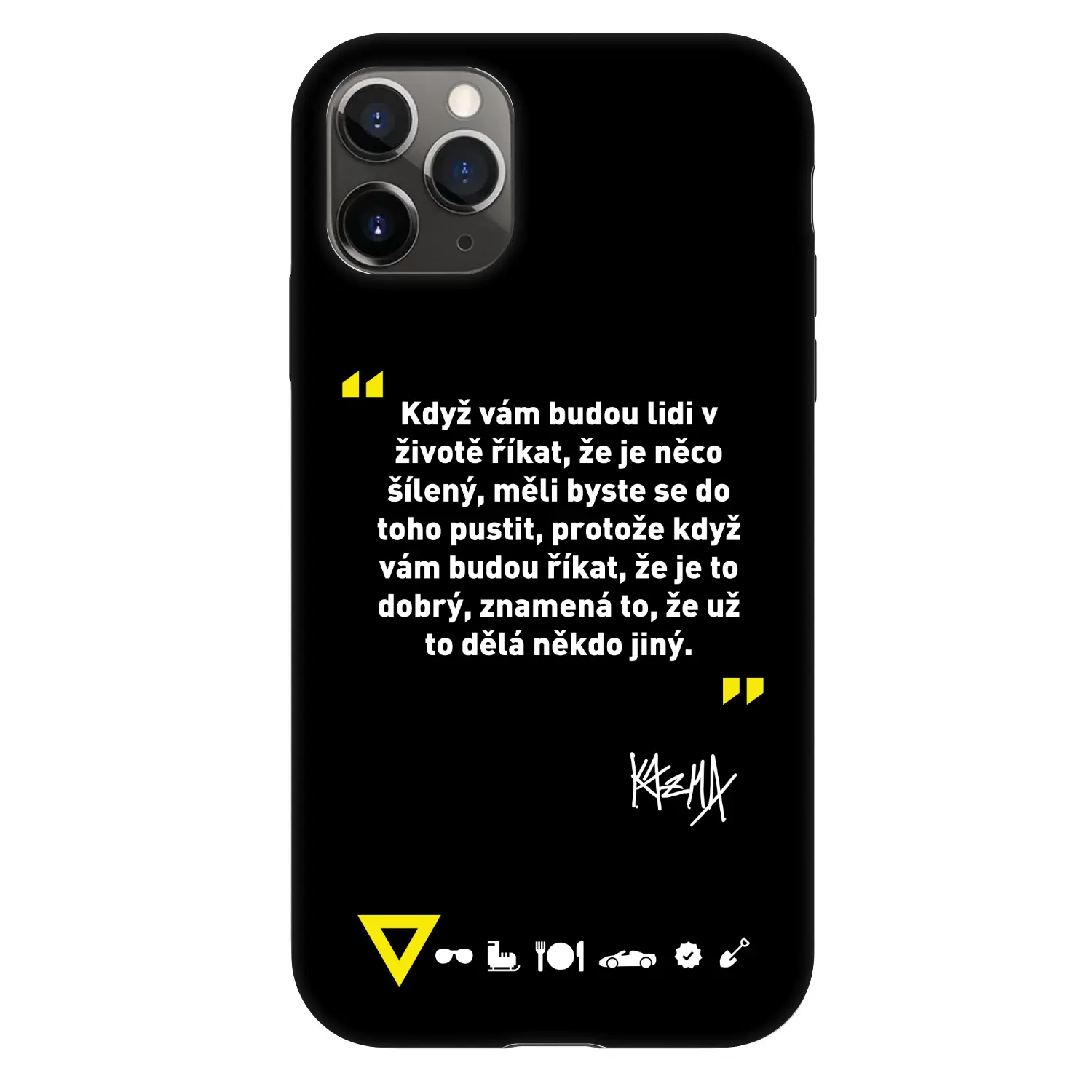 Fashion Case pro Apple iPhone 11 Pro - Kazma - MĚLI BYSTE SE DO TOHO PUSTIT