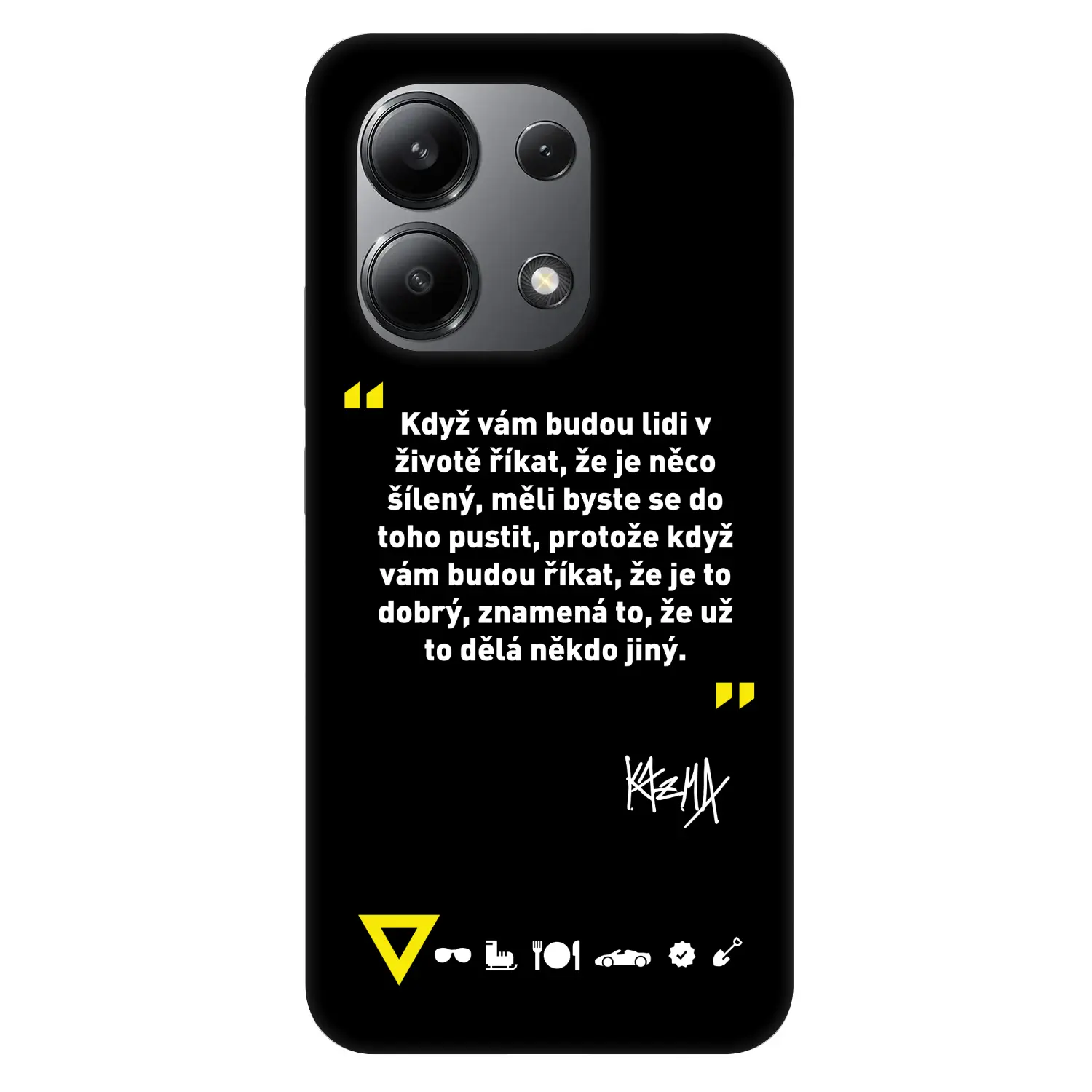 Fashion Case pro Xiaomi Redmi Note 13 4G - Kazma - MĚLI BYSTE SE DO TOHO PUSTIT
