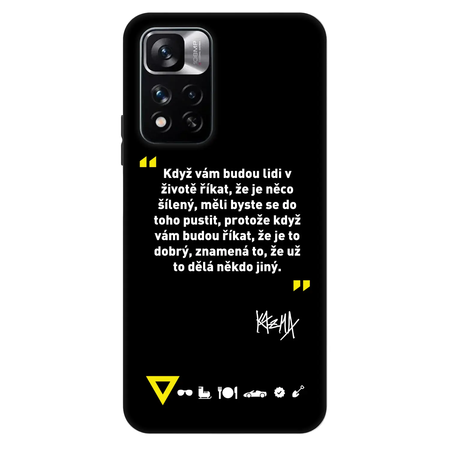Fashion Case pro Xiaomi Redmi Note 11 Pro - Kazma - MĚLI BYSTE SE DO TOHO PUSTIT