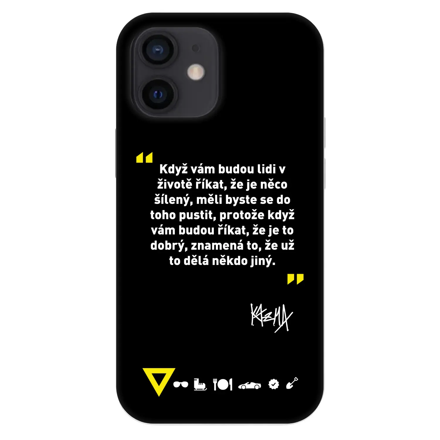 Fashion Case pro Apple iPhone 12 mini - Kazma - MĚLI BYSTE SE DO TOHO PUSTIT