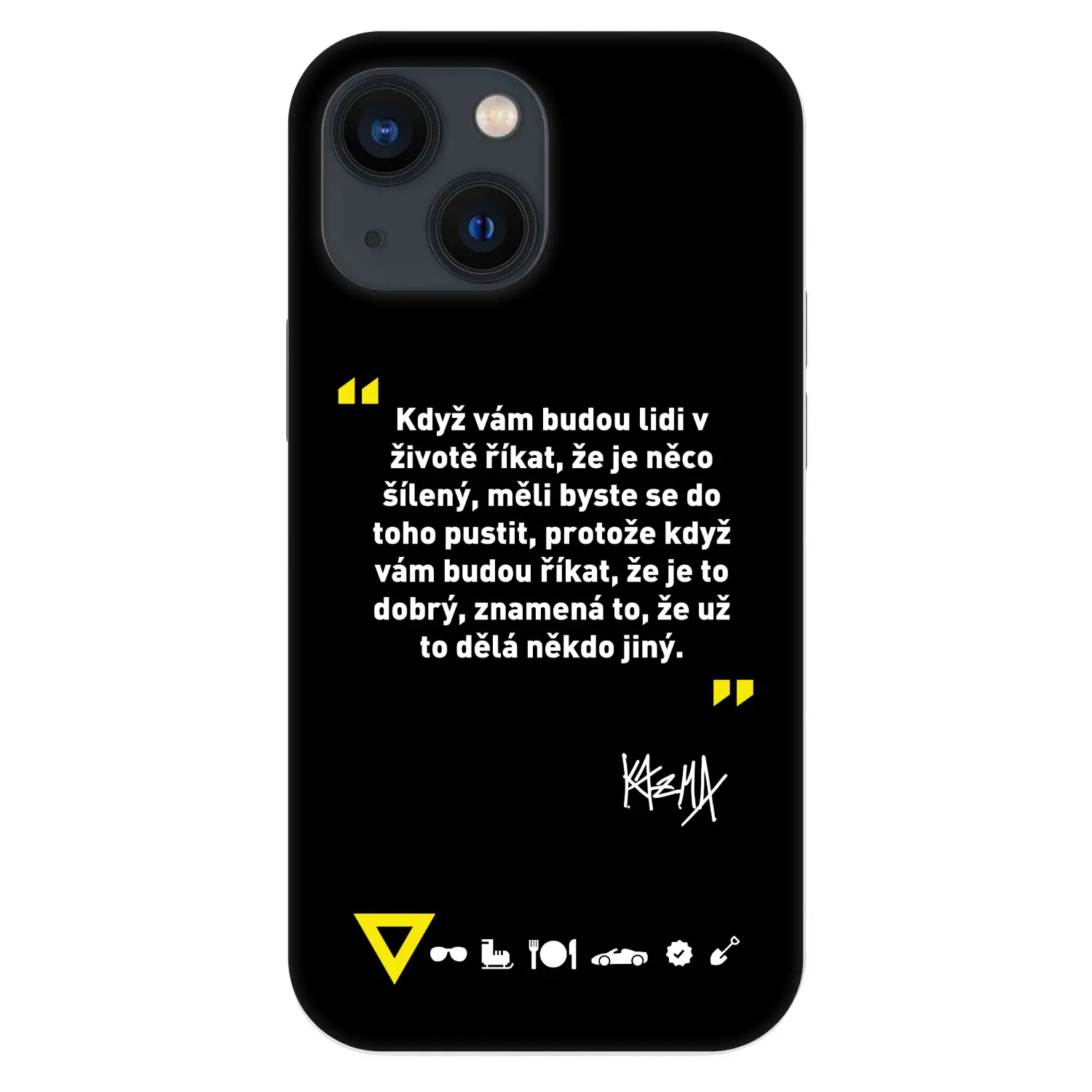 Fashion Case pro Apple iPhone 13 mini - Kazma - MĚLI BYSTE SE DO TOHO PUSTIT
