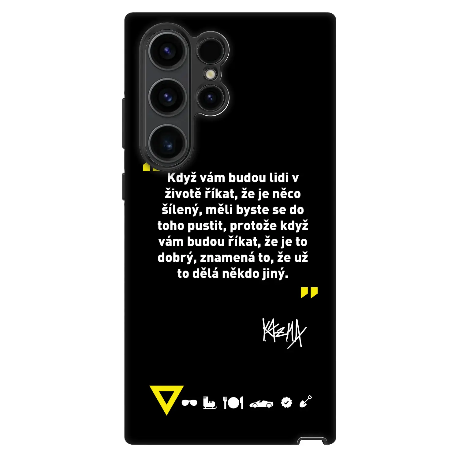 Fashion Case pro Samsung Galaxy S23 Ultra 5G - Kazma - MĚLI BYSTE SE DO TOHO PUSTIT