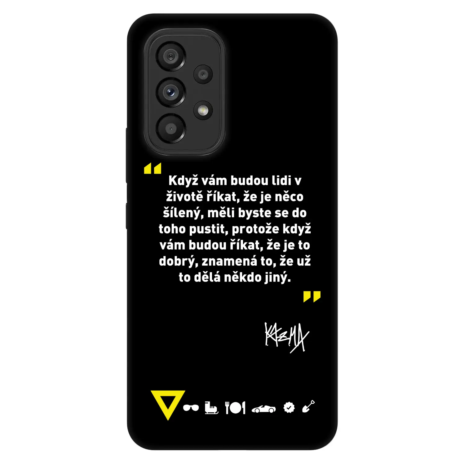 Fashion Case pro Samsung Galaxy A53 5G A536 - Kazma - MĚLI BYSTE SE DO TOHO PUSTIT