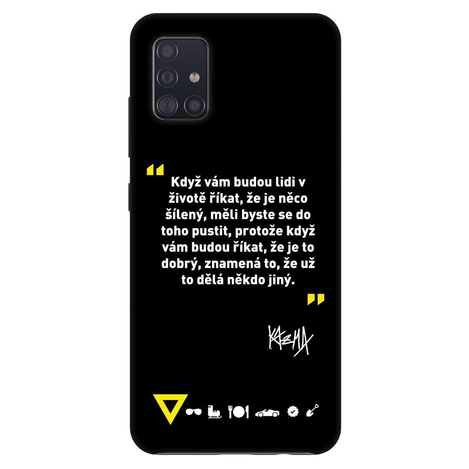 Fashion Case pro Samsung Galaxy A51 A515F - Kazma - MĚLI BYSTE SE DO TOHO PUSTIT