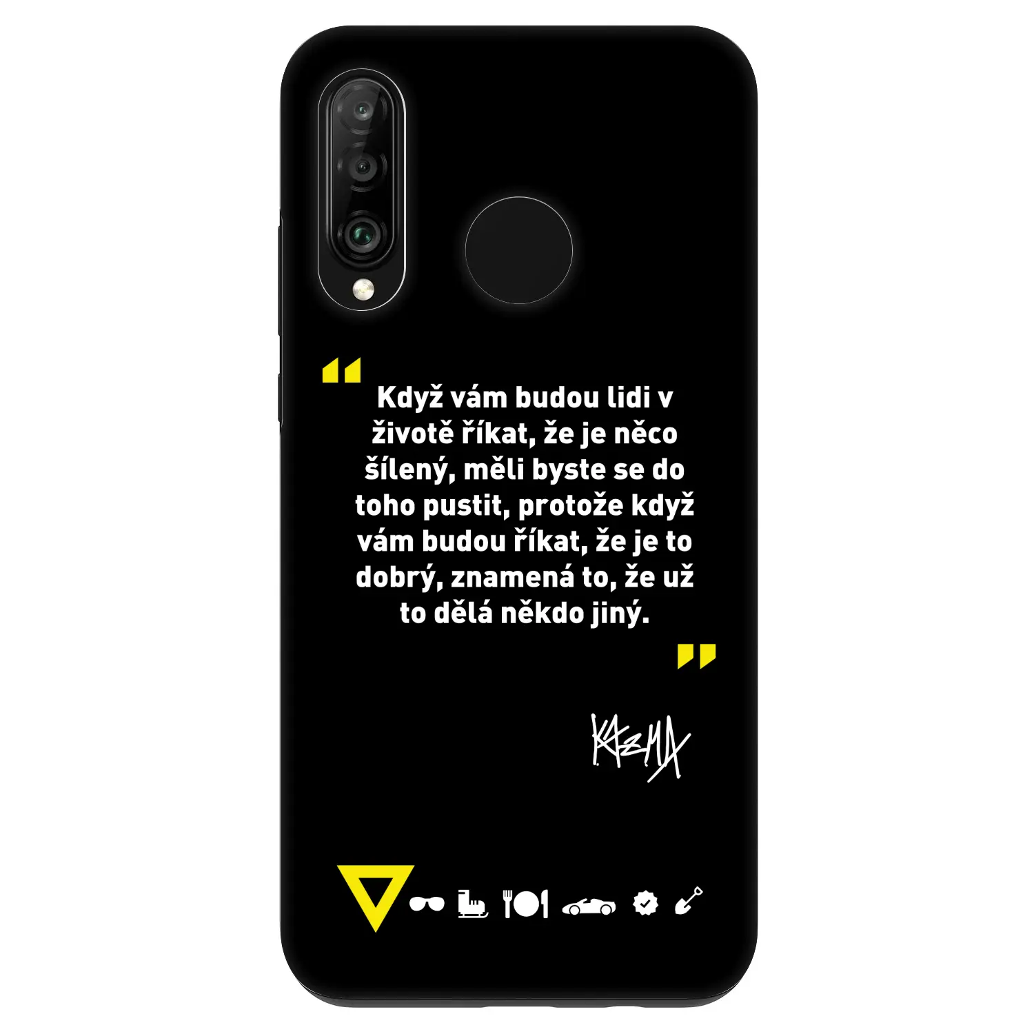 Fashion Case pro Huawei P30 Lite - Kazma - MĚLI BYSTE SE DO TOHO PUSTIT