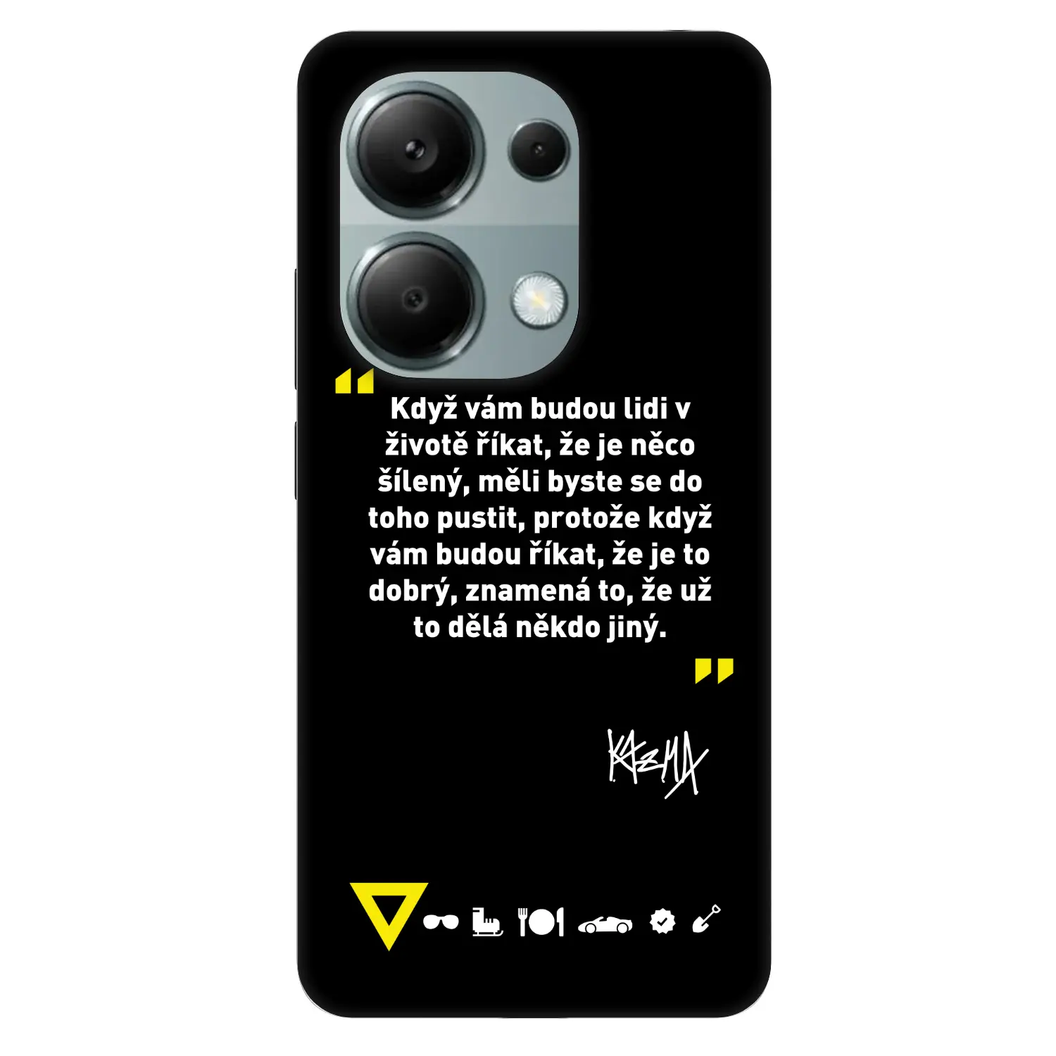 Fashion Case pro Xiaomi Redmi Note 13 Pro 4G - Kazma - MĚLI BYSTE SE DO TOHO PUSTIT