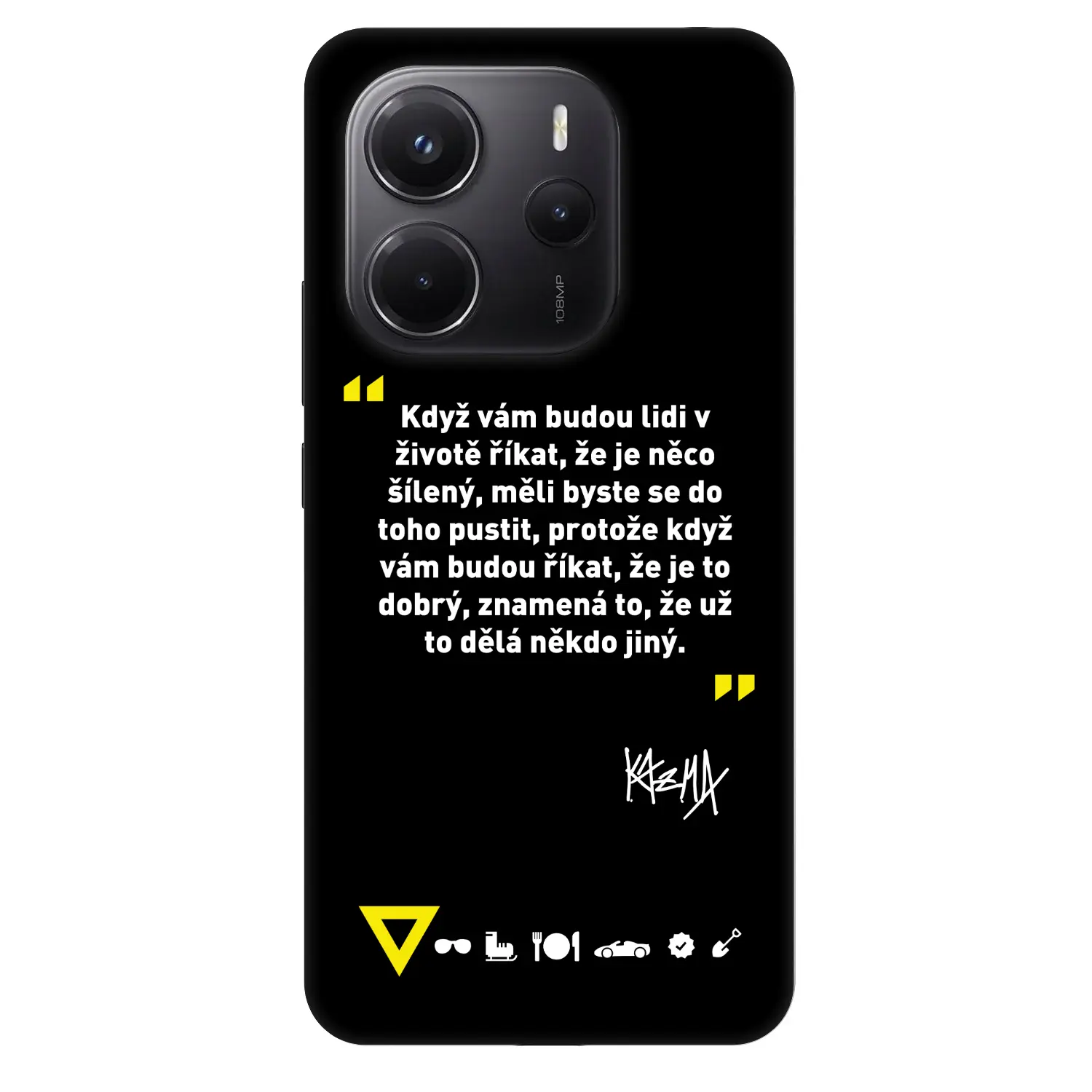 Fashion Case pro Xiaomi Redmi Note 14 4G - Kazma - MĚLI BYSTE SE DO TOHO PUSTIT