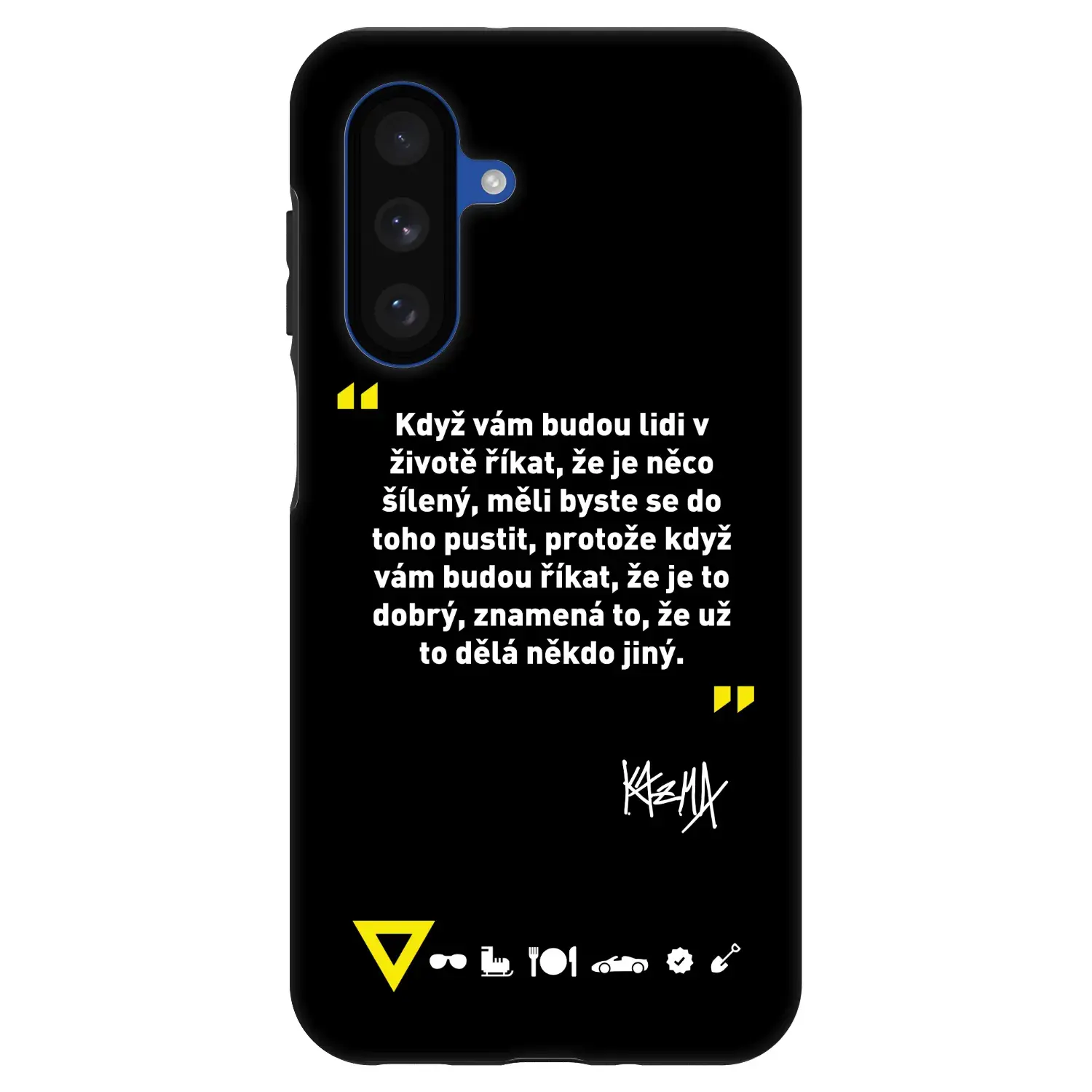 Fashion Case pro Samsung Galaxy A17 5G - Kazma - MĚLI BYSTE SE DO TOHO PUSTIT