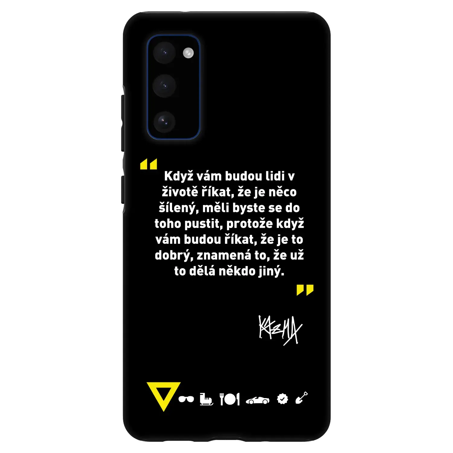 Fashion Case pro Samsung Galaxy S20 FE - Kazma - MĚLI BYSTE SE DO TOHO PUSTIT