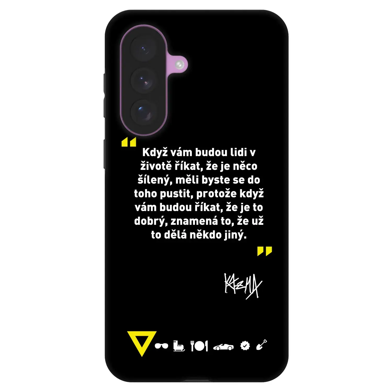 Fashion Case pro Samsung Galaxy A57 5G - Kazma - MĚLI BYSTE SE DO TOHO PUSTIT