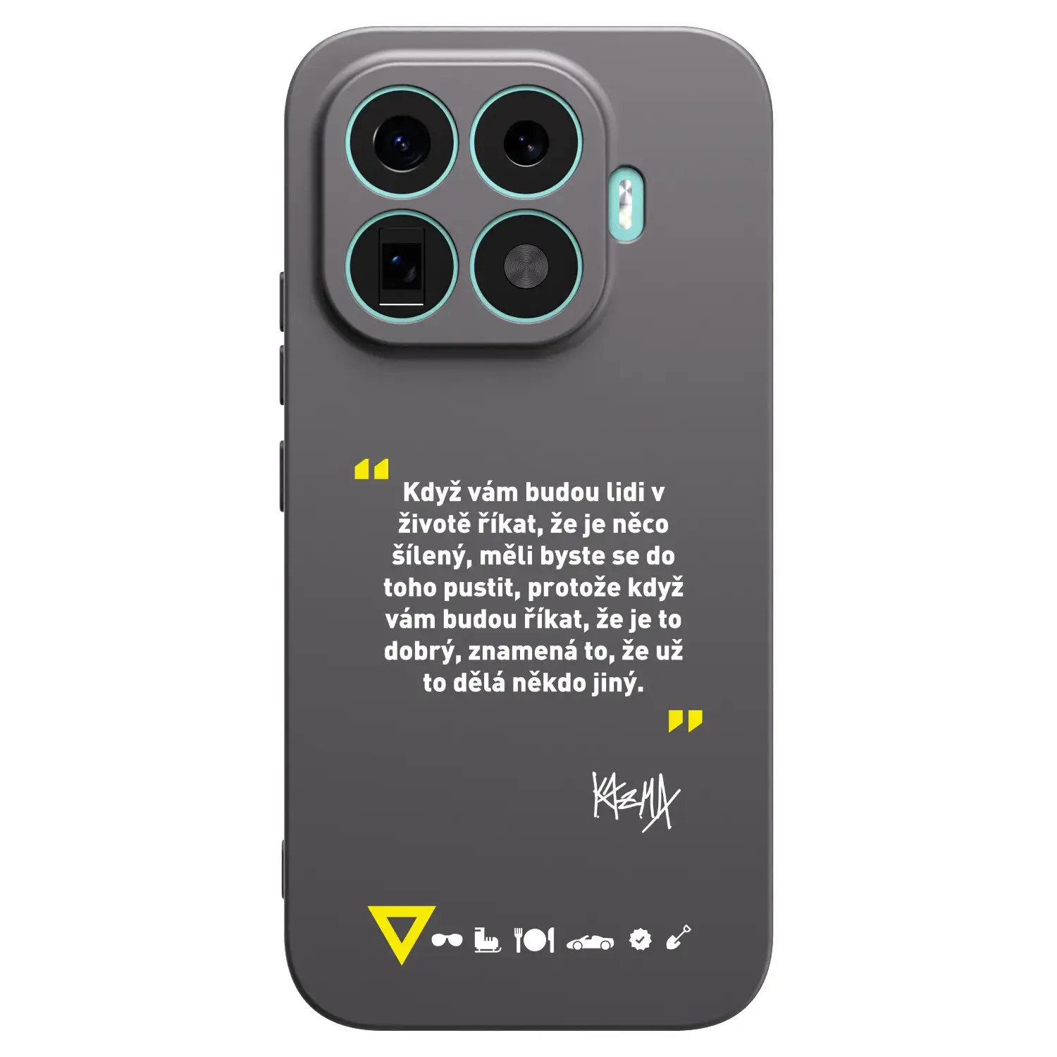 Silikonový černý obal pro Xiaomi 17T - Kazma - MĚLI BYSTE SE DO TOHO PUSTIT
